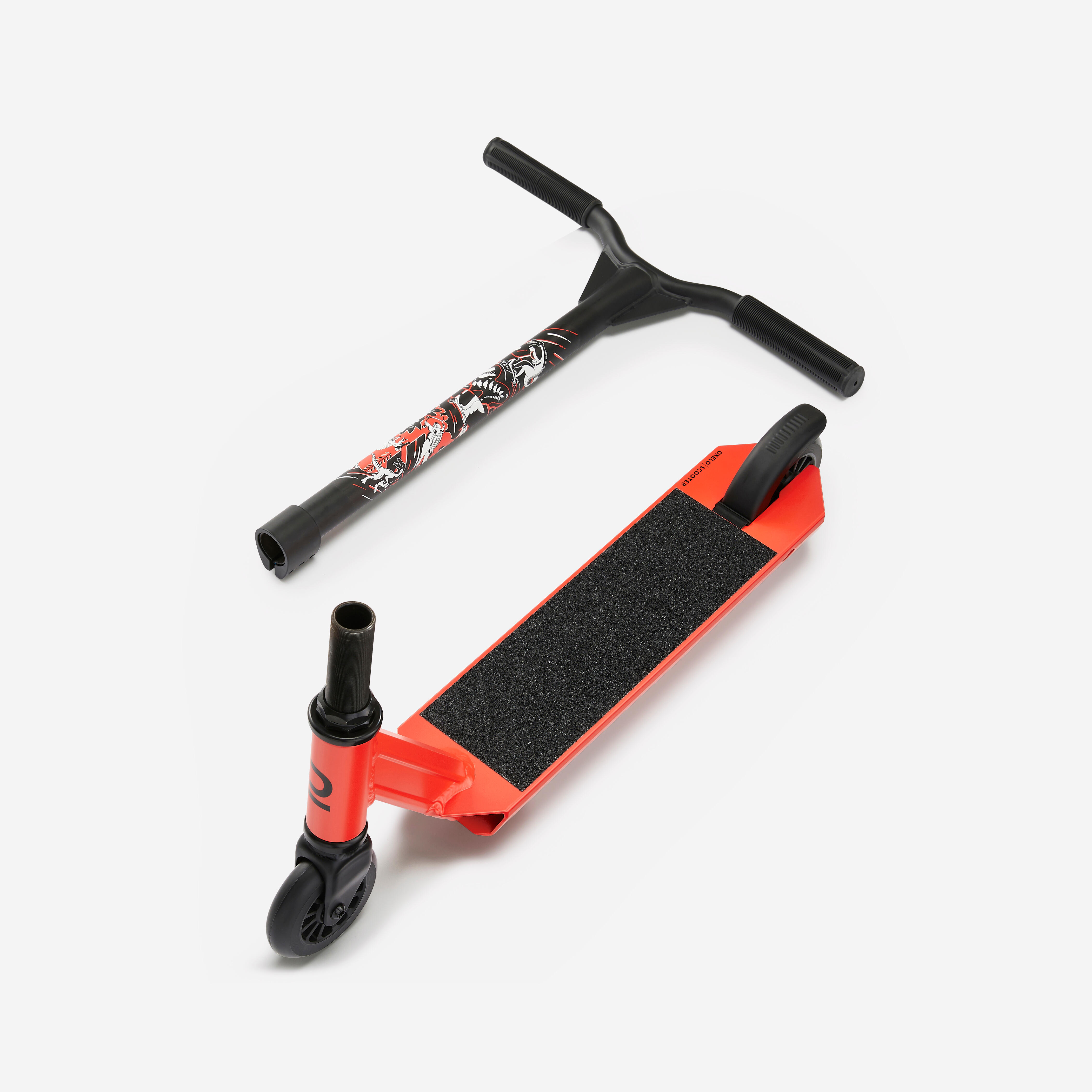 Kids' Freestyle Scooter - MF 100 Red - OXELO