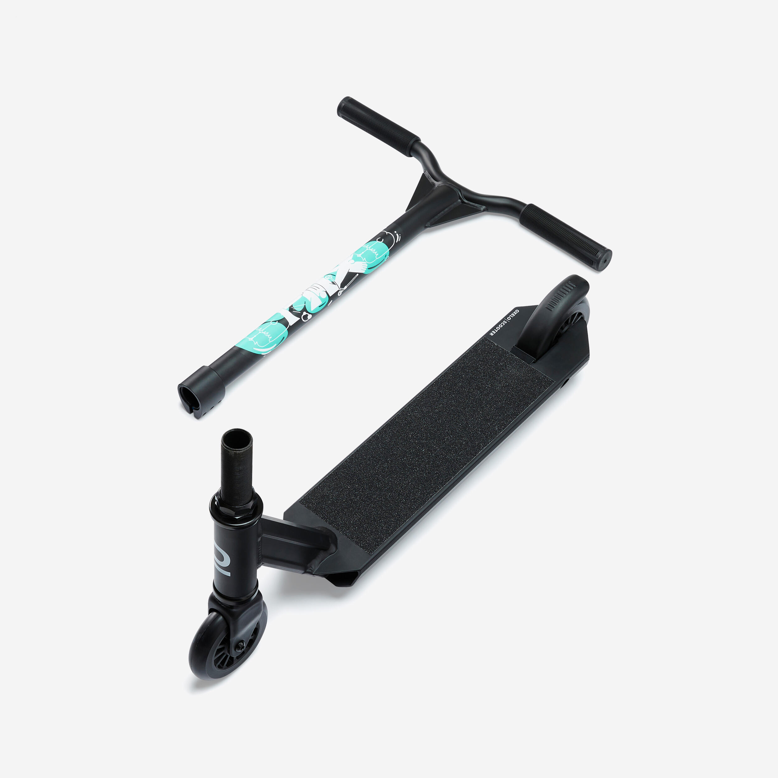 Kids' Freestyle Scooter - MF 100 Black - DECATHLON