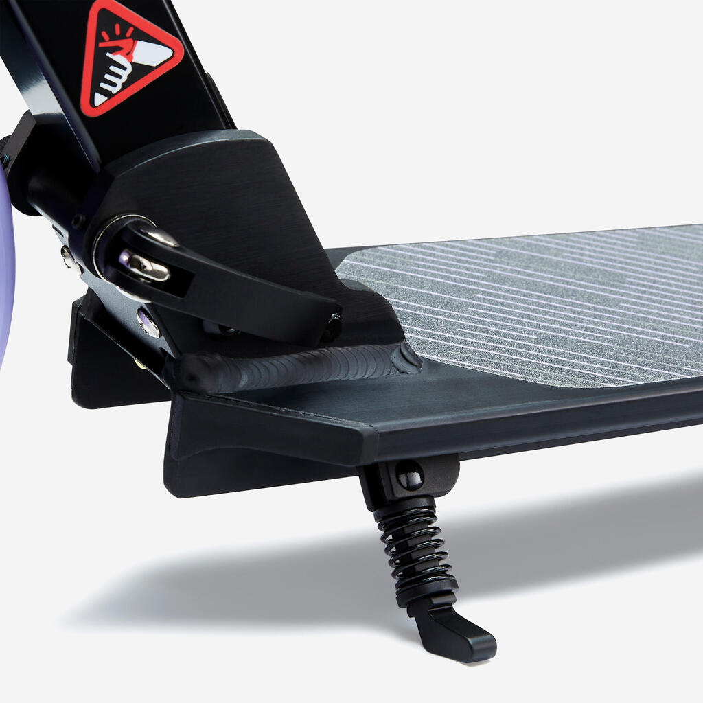 Monopatín Scooter niños Oxelo MID 7 negro lavanda