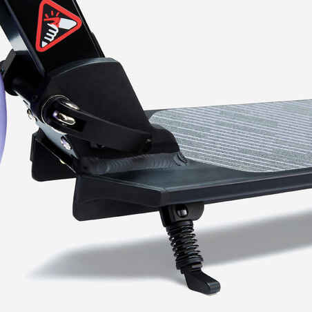 Scooter with Kickstand MID 7 - Black/Lavender