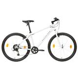 Mountain Bike Rockrider ST30 White - 7 Speed, MTB Tyres, Unisex Frame, V-Brakes