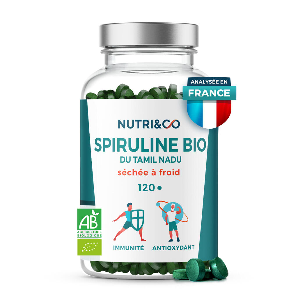 Spirulīna “Nutri&Co”, 120 kapsulas