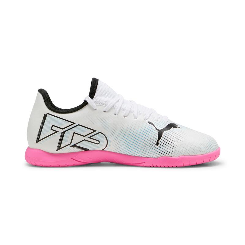 Kinder Fussball Hallenschuhe Futsal - Puma Future 7 Play IN weiss