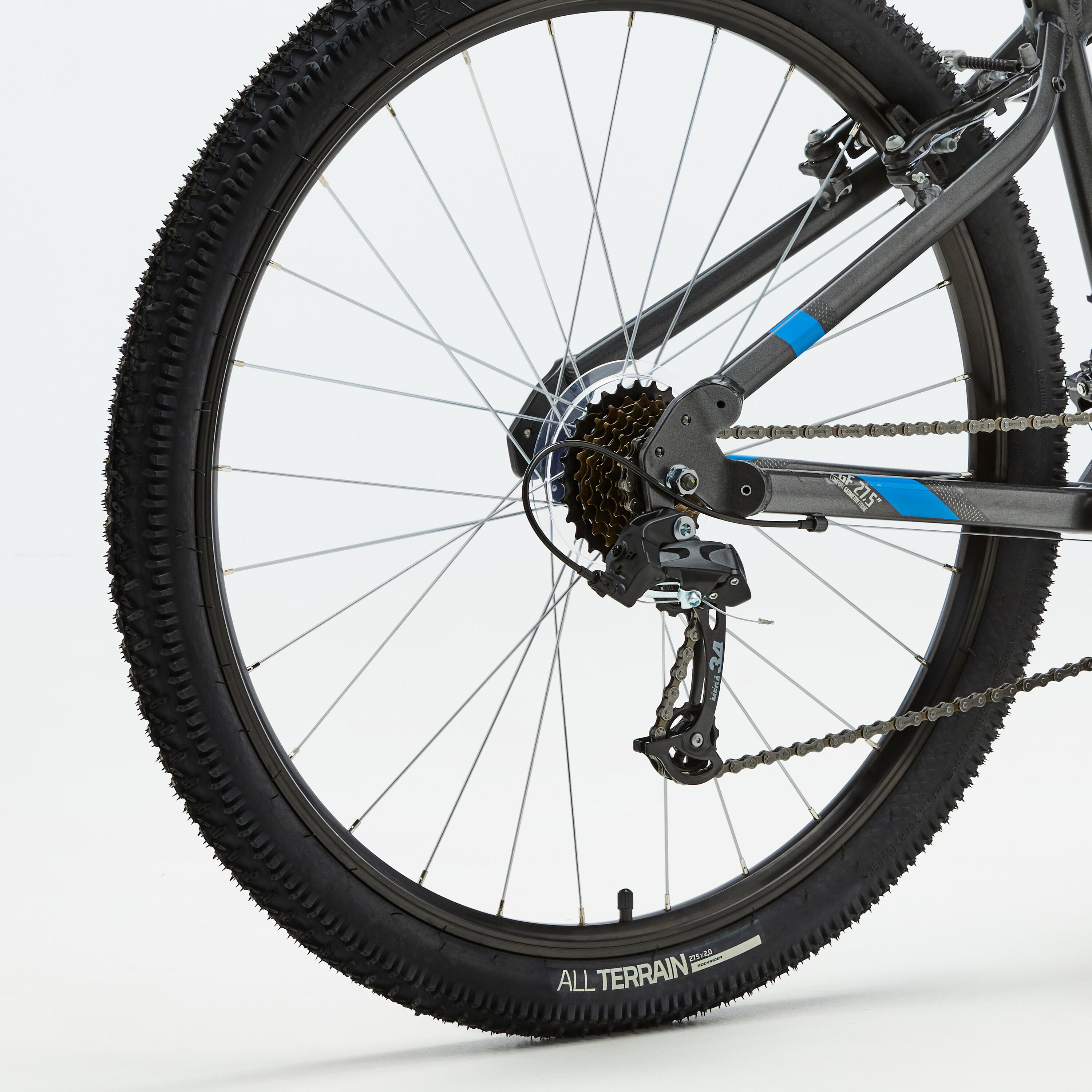 VÉLO VTT ST 100 GRIS 27,5" 5/9