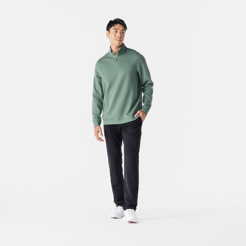 Men's Golf Sweatshirt - MW500 Green