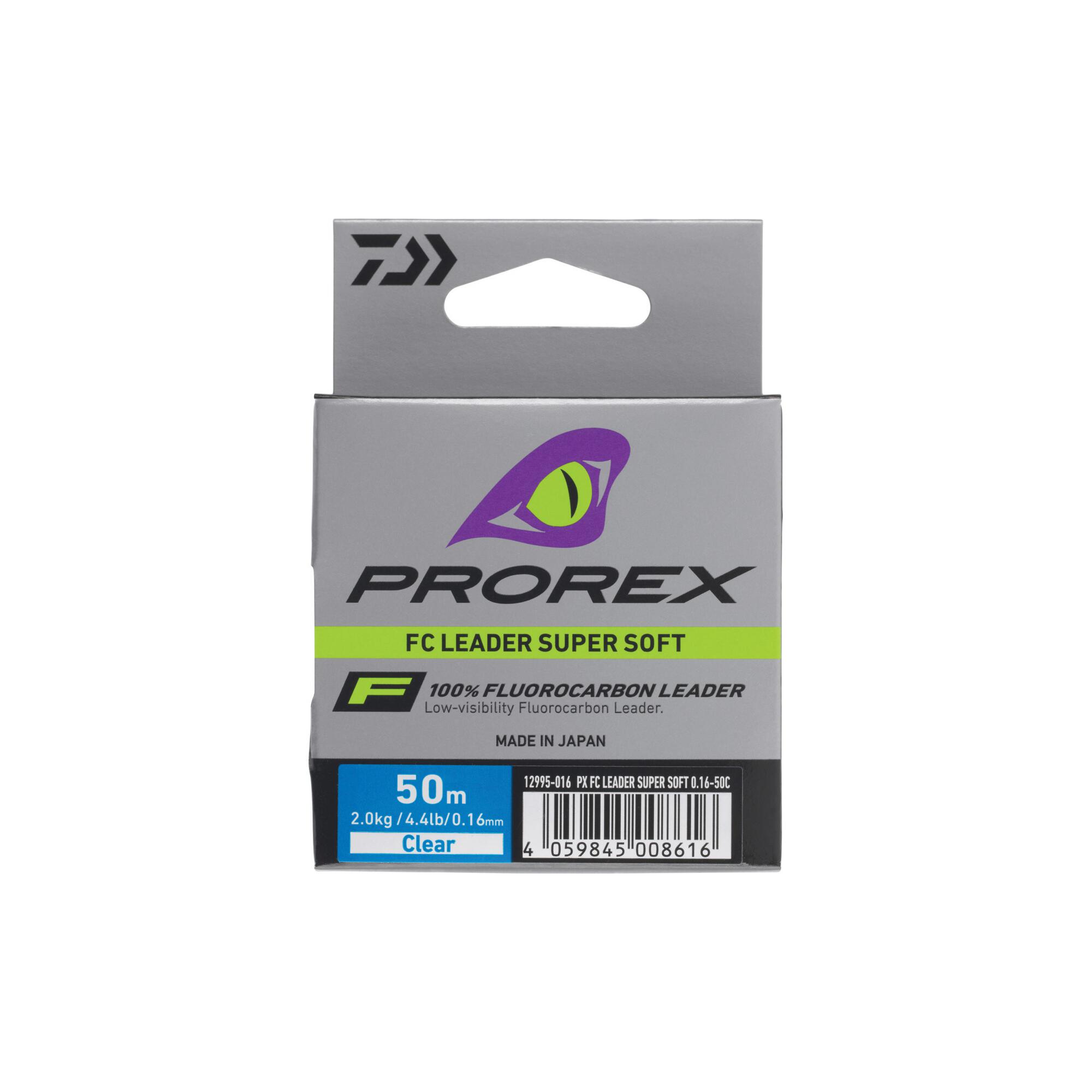 Fio de pesca fluorocarbono prorex fc leader super soft 50m