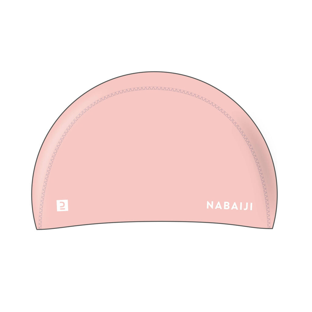 Coated mesh swim cap - Plain fabric - Size S- Pink