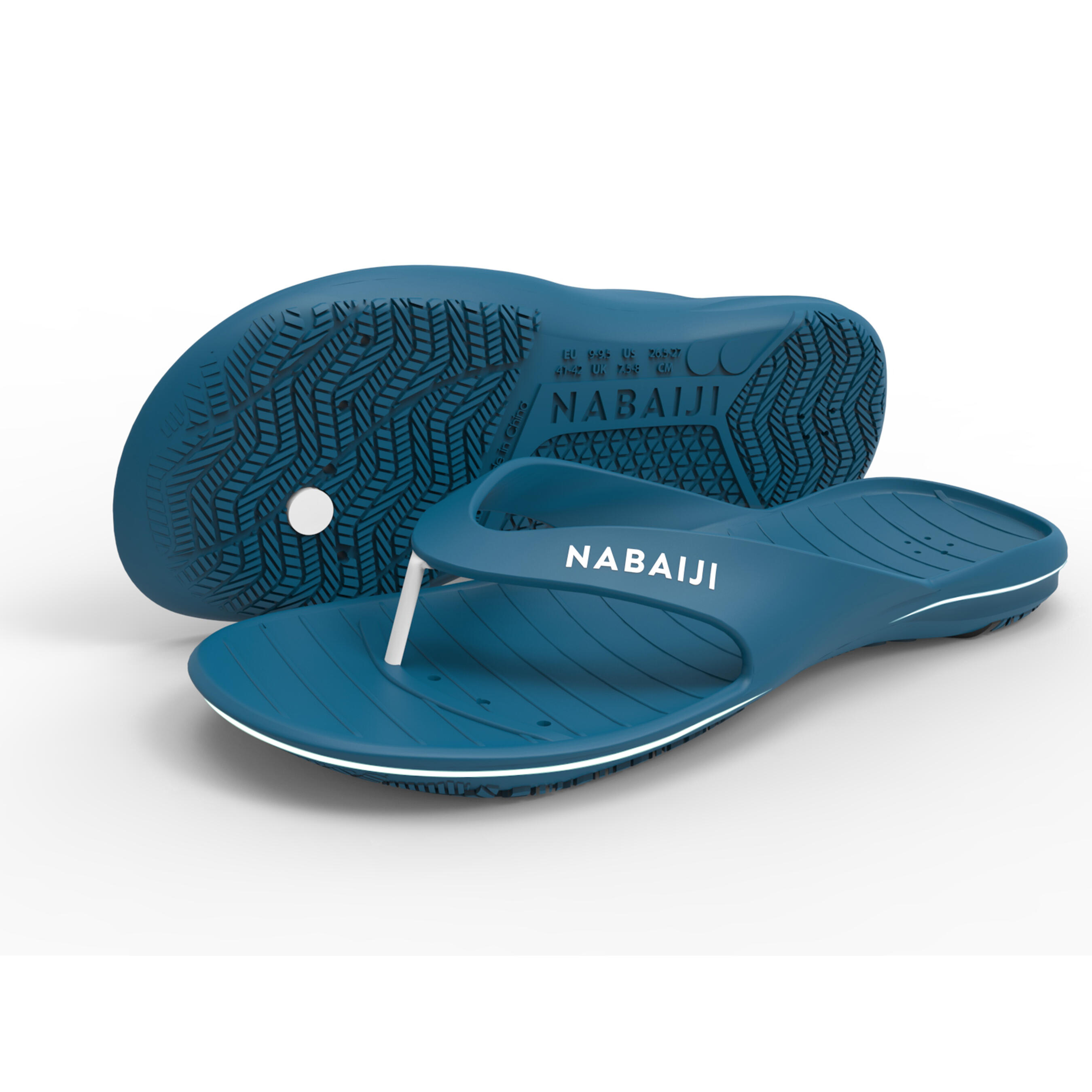 NABAIJI Men's pool flip-flops - Tonga 500 - Electric blue