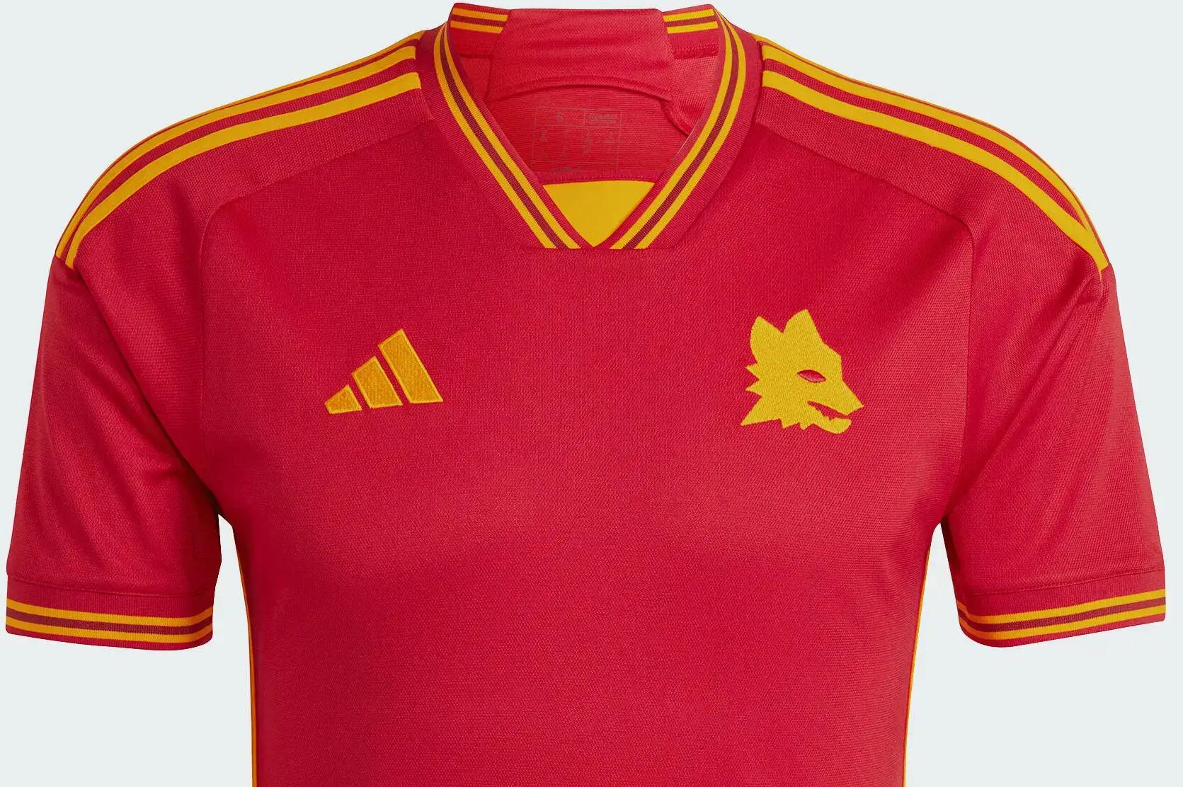 Adidas AS Roma voetbalshirt voor spelers en fans