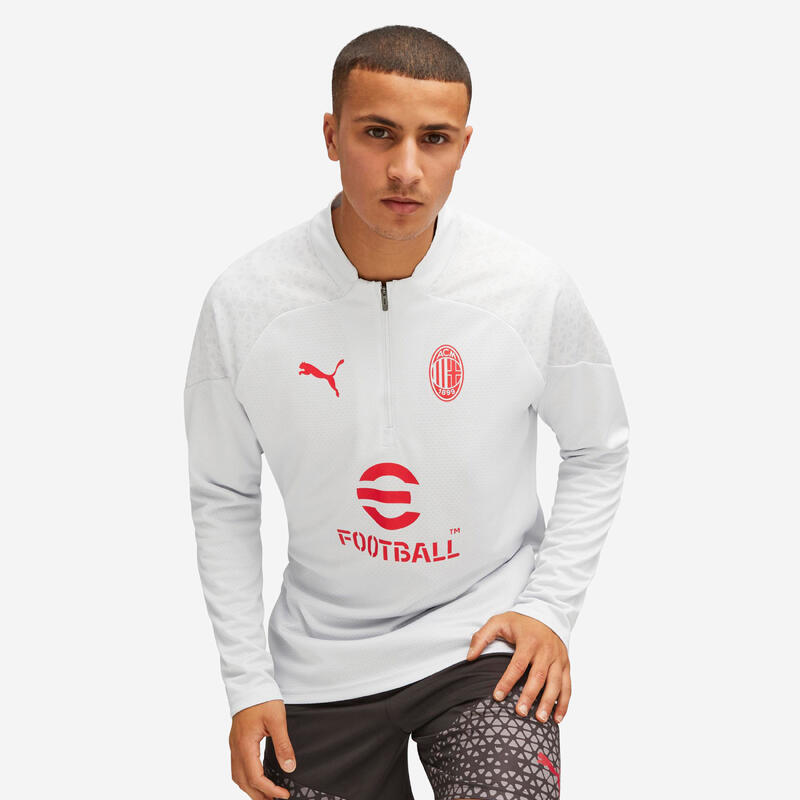 Haut d'entraînement 1/4 Zip AC Milan Adulte 23/24