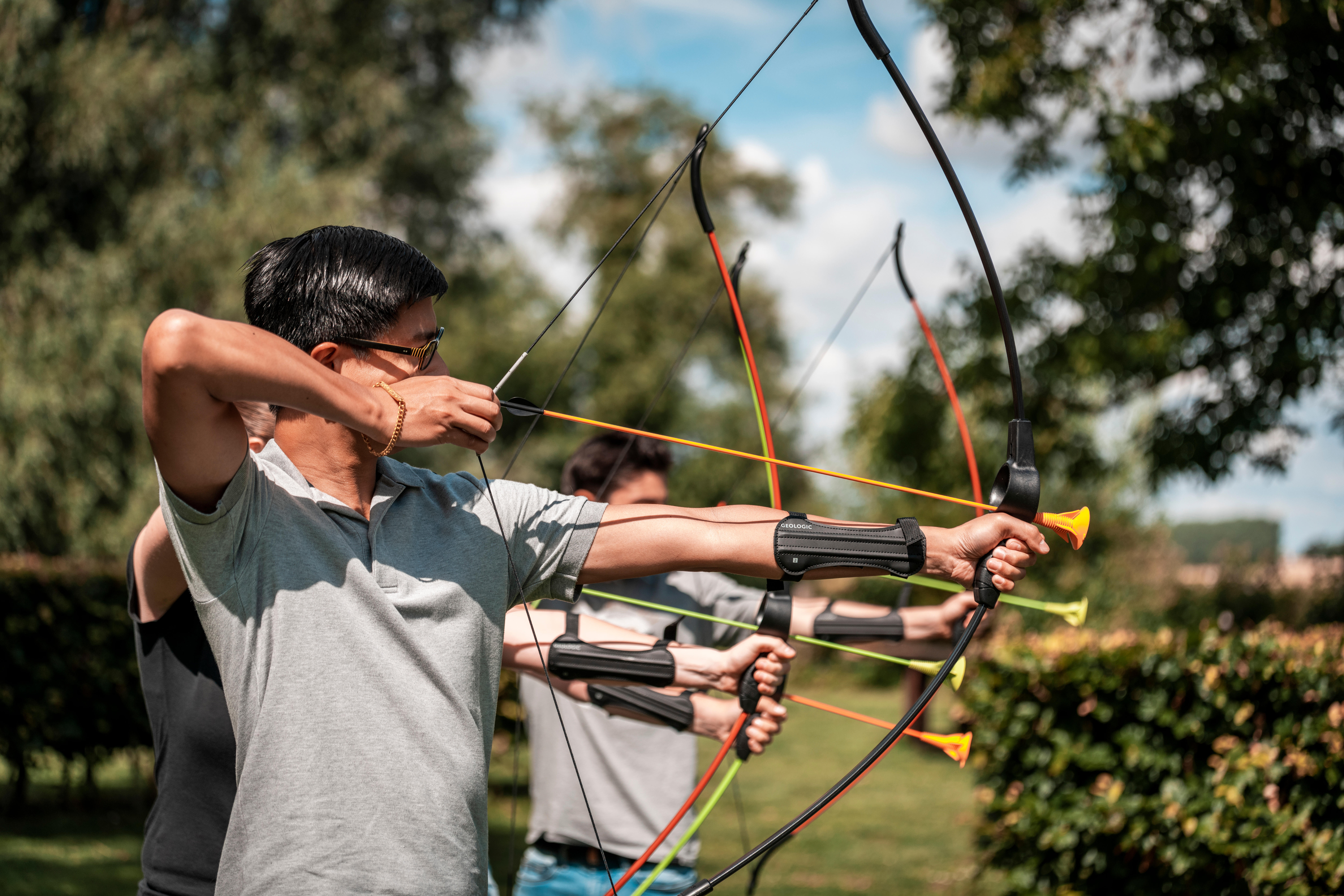 x2 Archery Arrows - Discosoft Green - GEOLOGIC