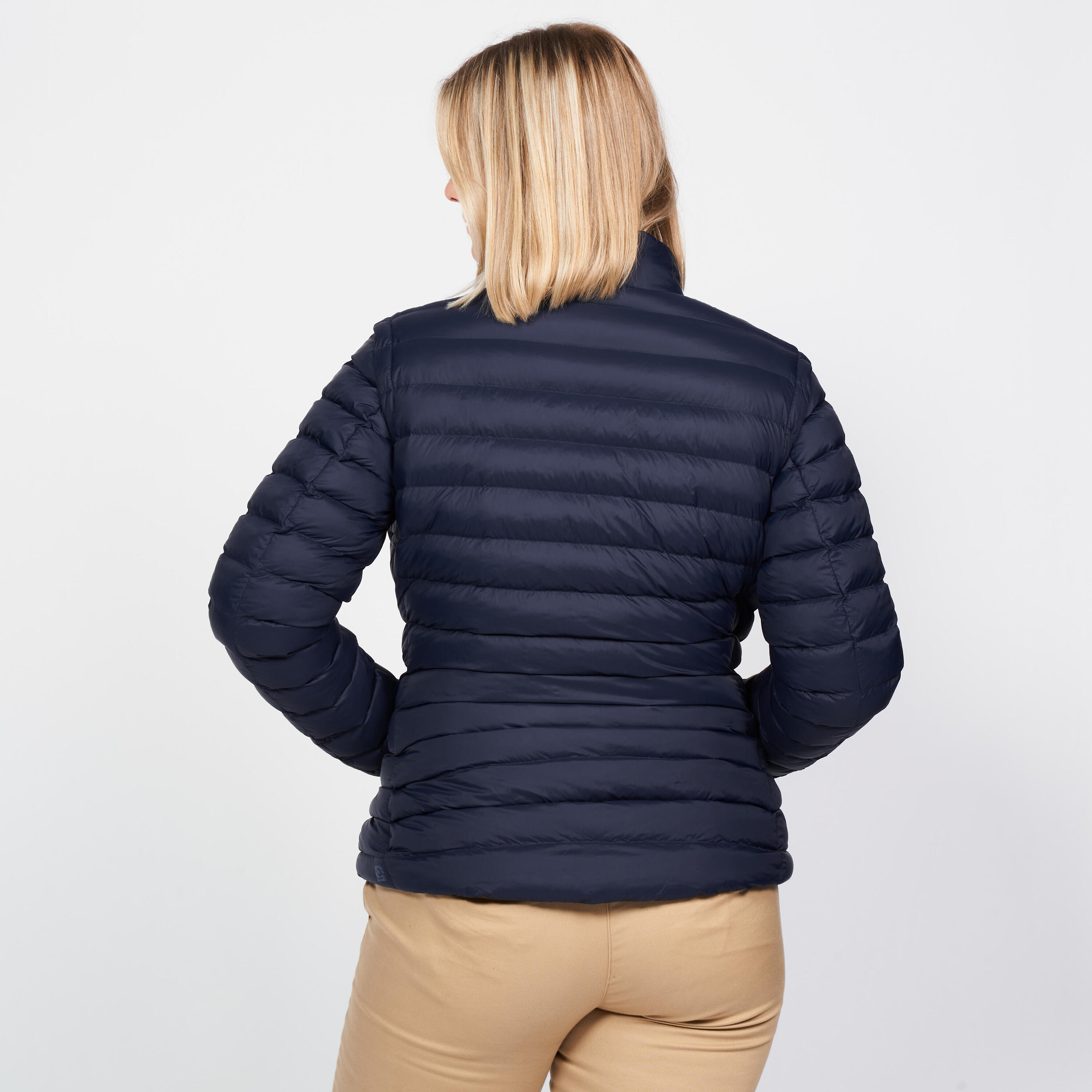 Doudoune golf manches longues Femme - CW900 Heatflex bleu marine 2/7