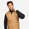 Men's golf sleeveless down jacket - MW500 brown