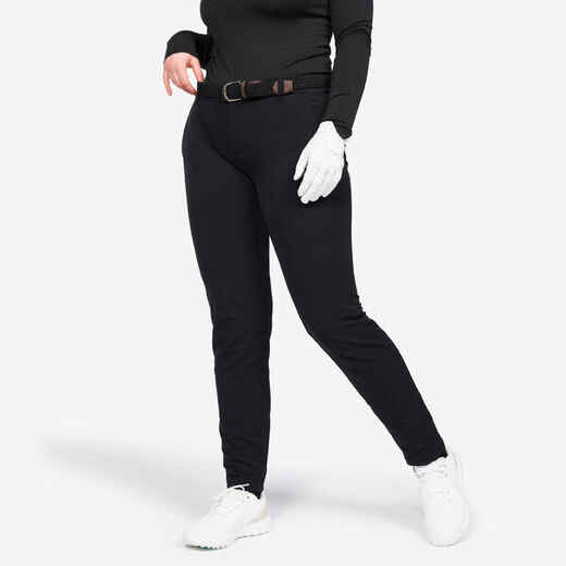 
      PANTALONE ZA GOLF CW500 ŽENSKE ZIMSKE - CRNE
  