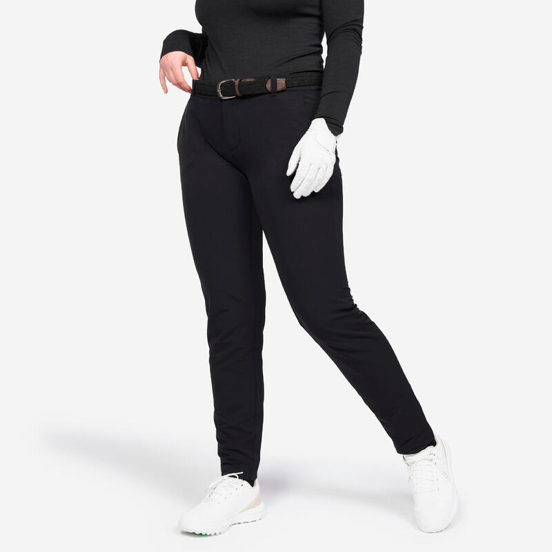 Golfbroek voor dames winter CW500 marineblauw