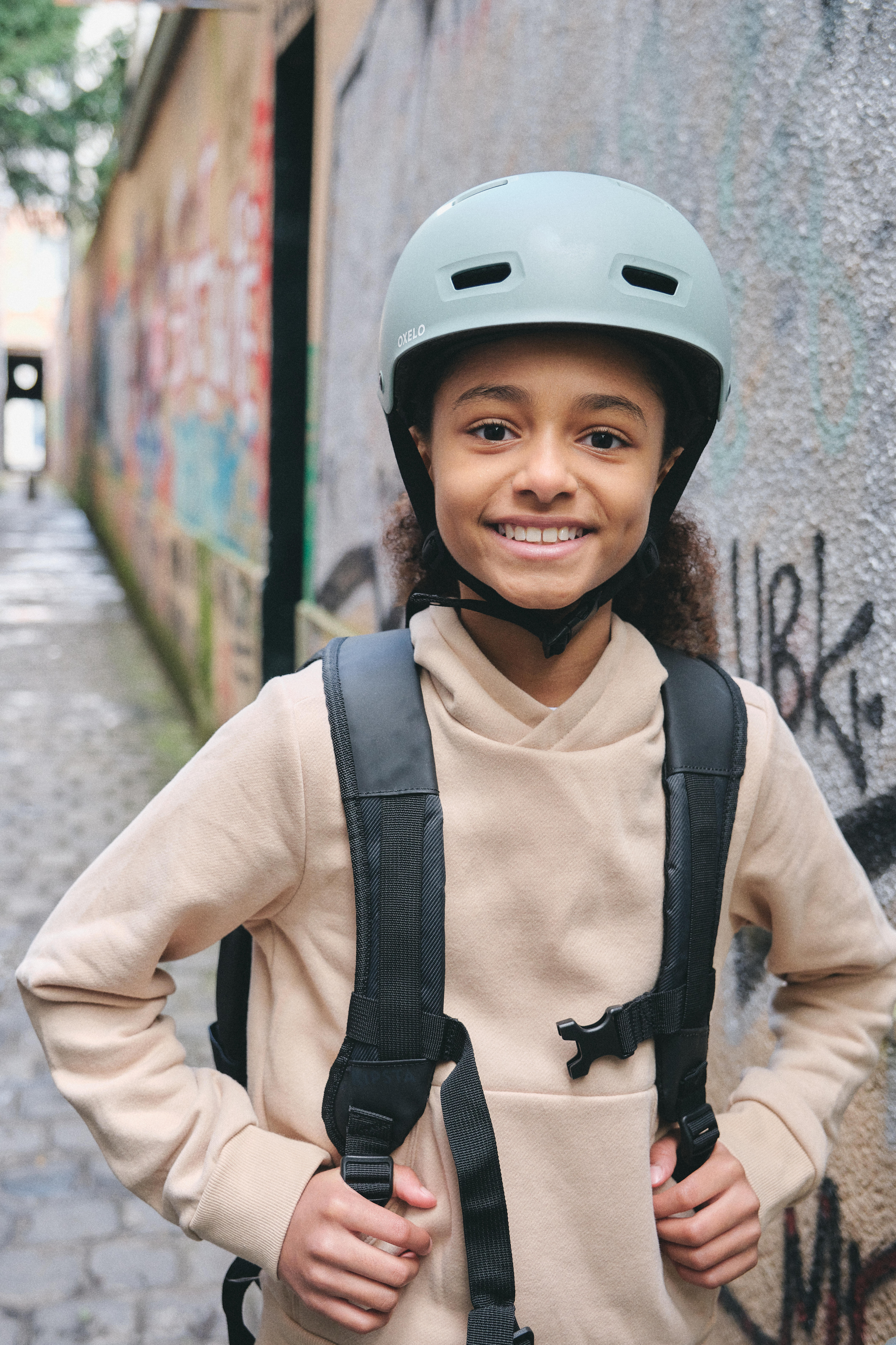 Casque pour patin, skateboard et trottinette - MF 500 kaki - OXELO