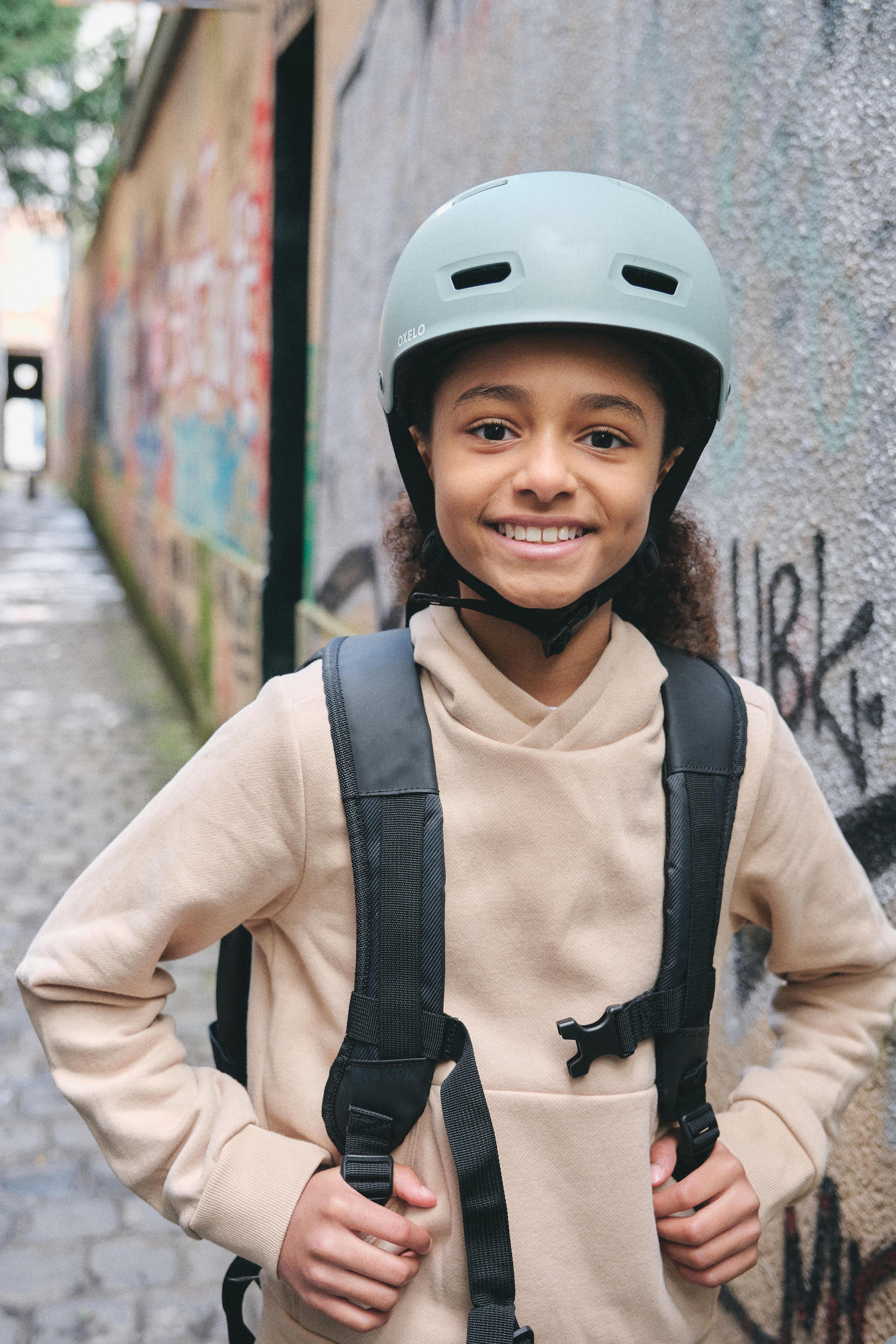 Casque ajustable de patin à roues alignées, MF 500 11/15
