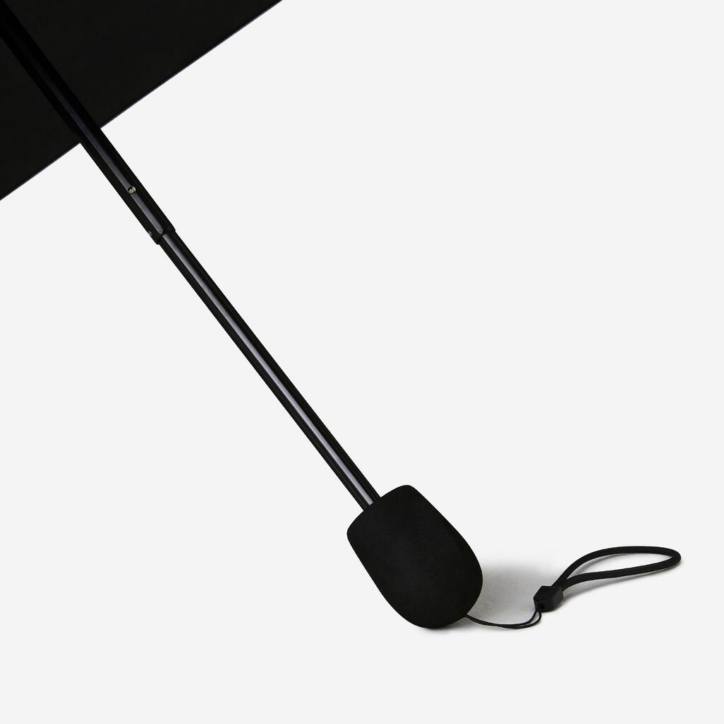 Sombrilla de golf  Inesis pequeña compacta con proteccion UV negro