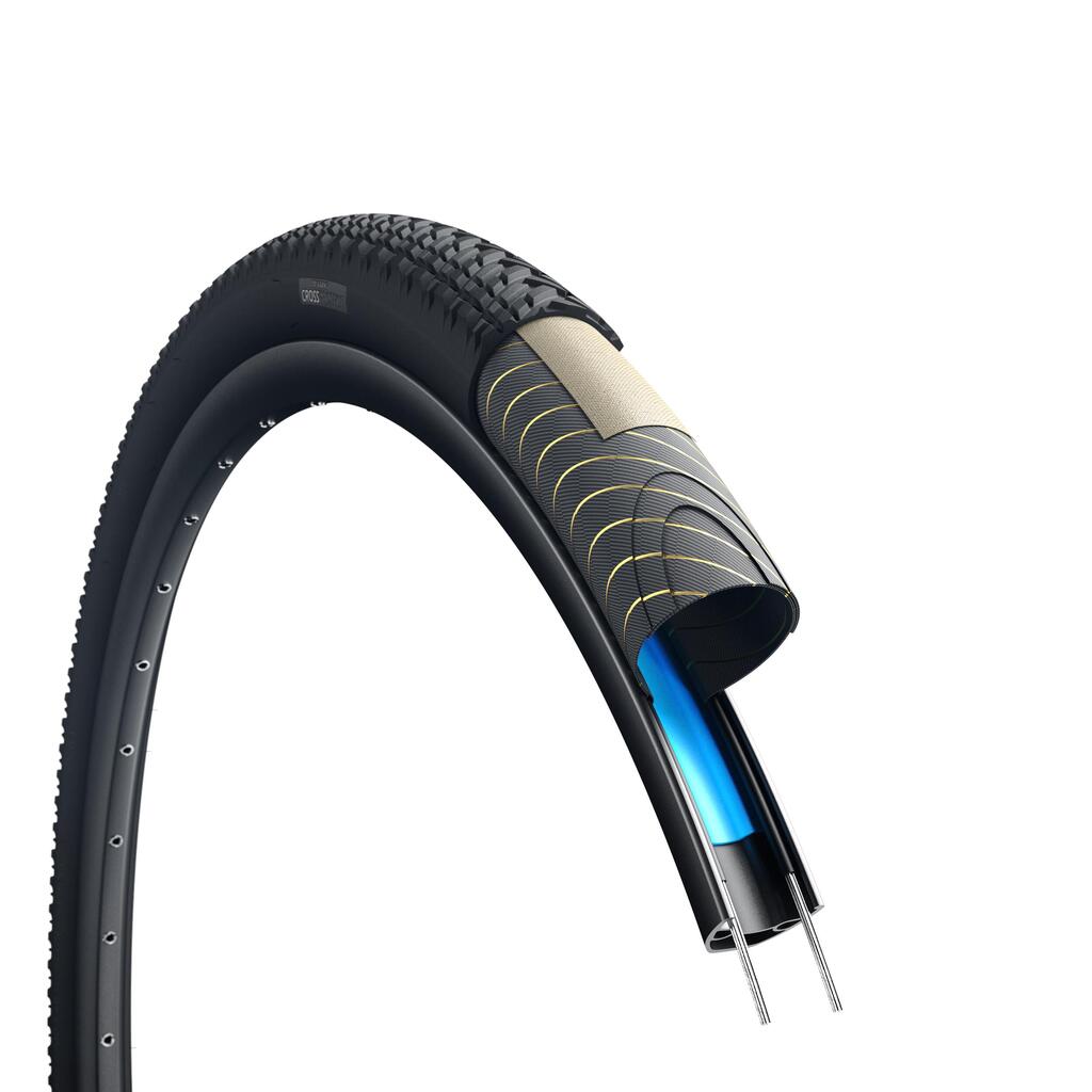Hibridna spoljna guma CROSSPROTECT+ (28 x 1,50 inča, 700 x 47 mm)