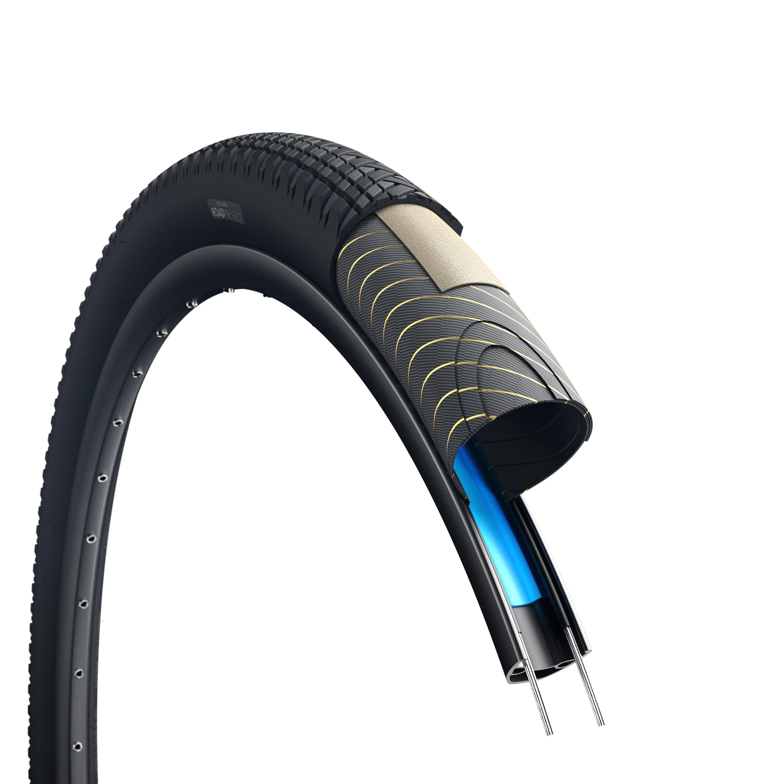 Hybrid Bike Tire – RoadProtect 28" x 1.85" / 700 x 47 mm - RIVERSIDE