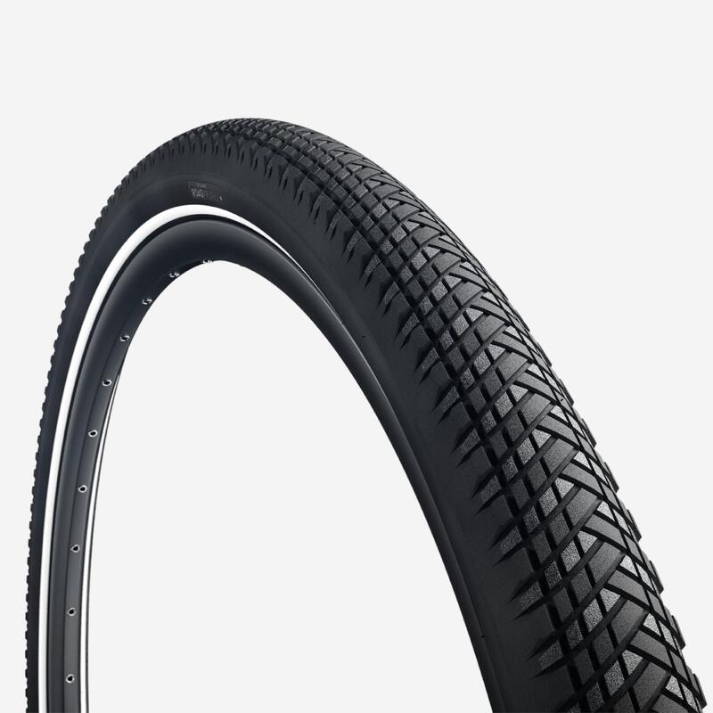 Opona do roweru elektrycznego trekkingowego Btwin RoadProtect+ 26x1,85"/26"x47mm