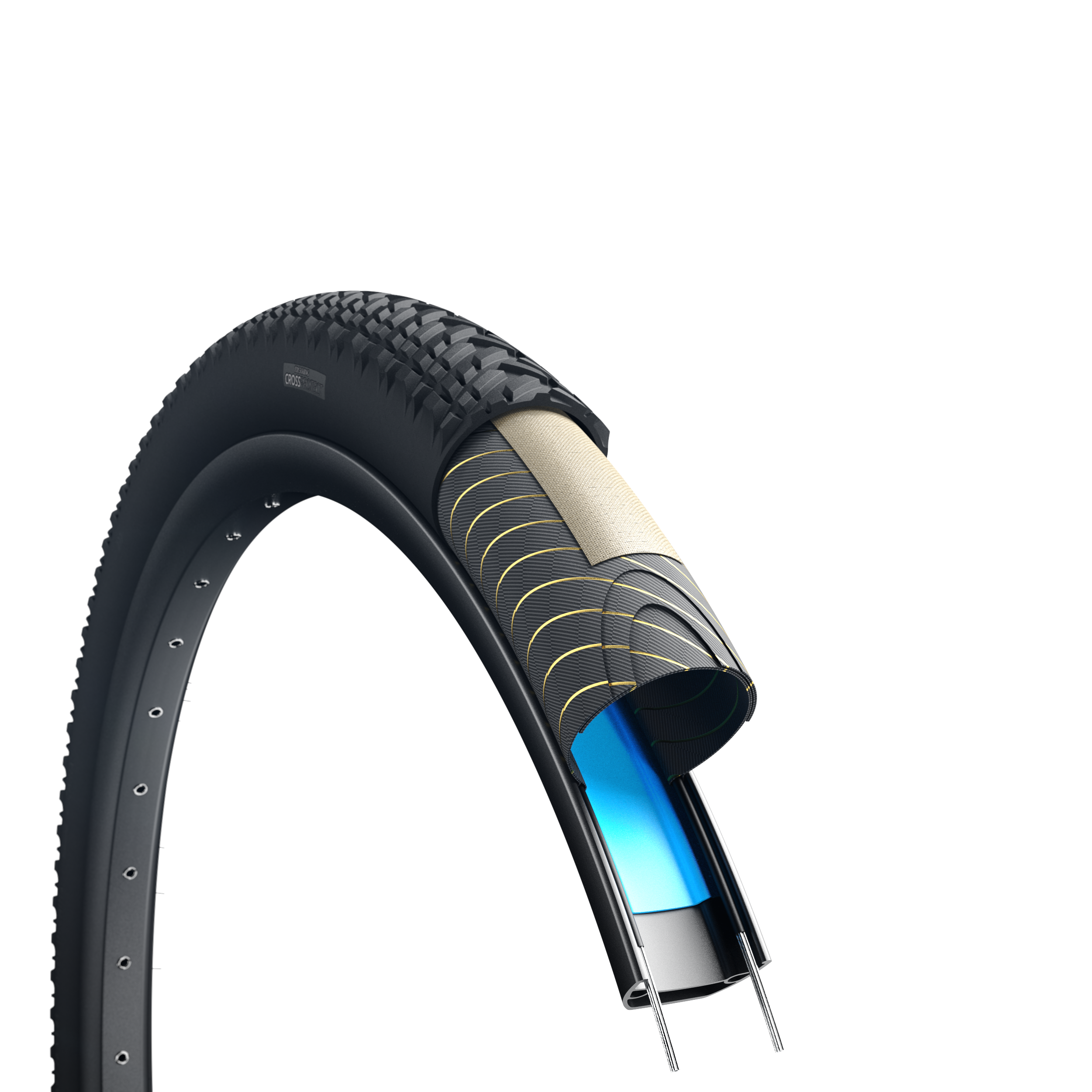 "Hybrid Bike Tire CrossProtect 26"" x 1.85"" / 26"" x 47 mm"