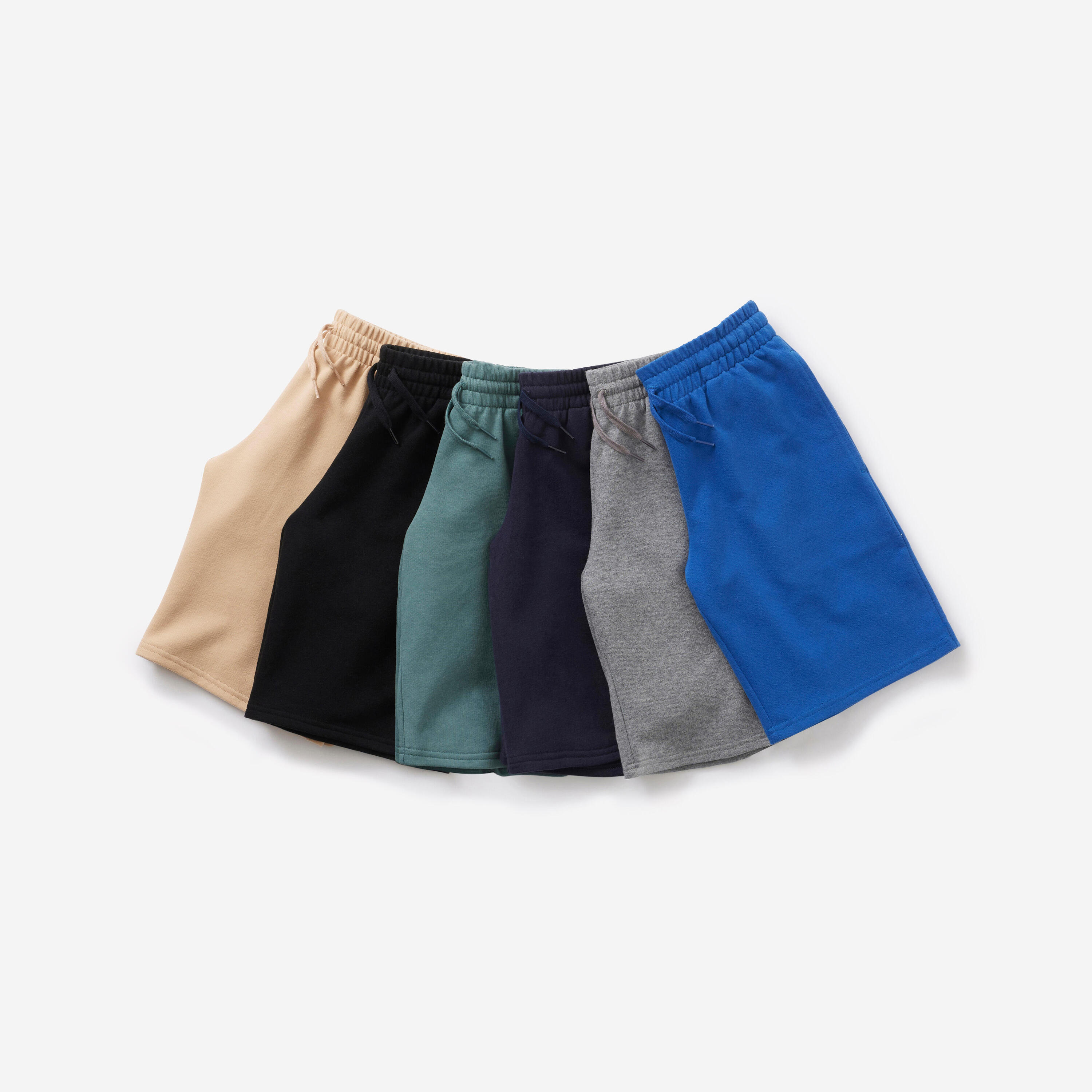 Pantalón Corto Múltiples Deportes Niños Unisex Azul Algodón 5/10