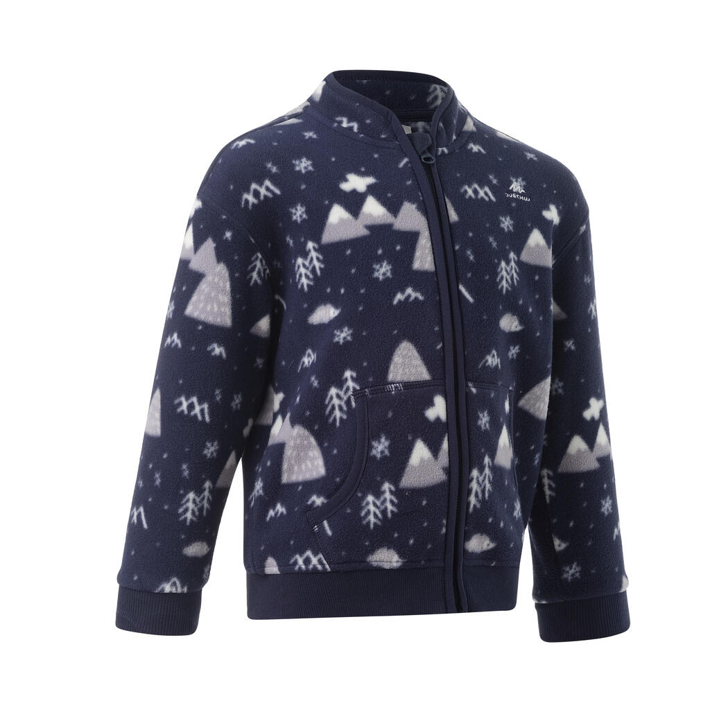 VESTE POLAIRE ENFANT MH150 - MARINE