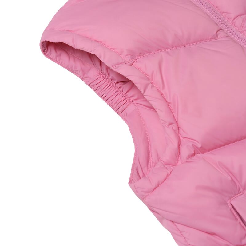 Hiking Gilet Down Jacket MH550 Girl PINK