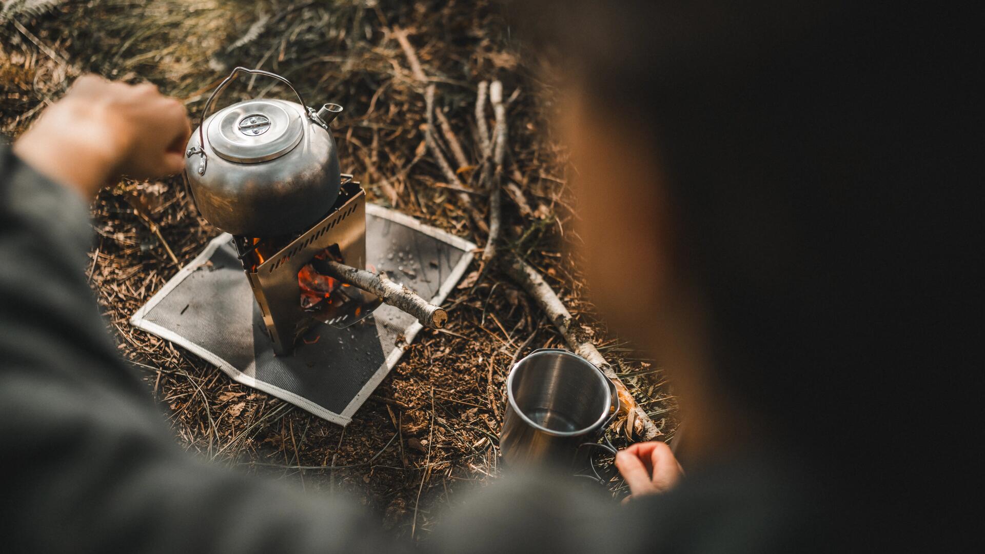 koffie op de camping