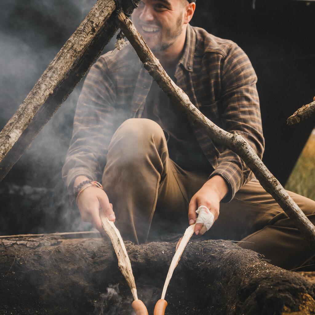 Flaneļa virskrekls “100”, zils