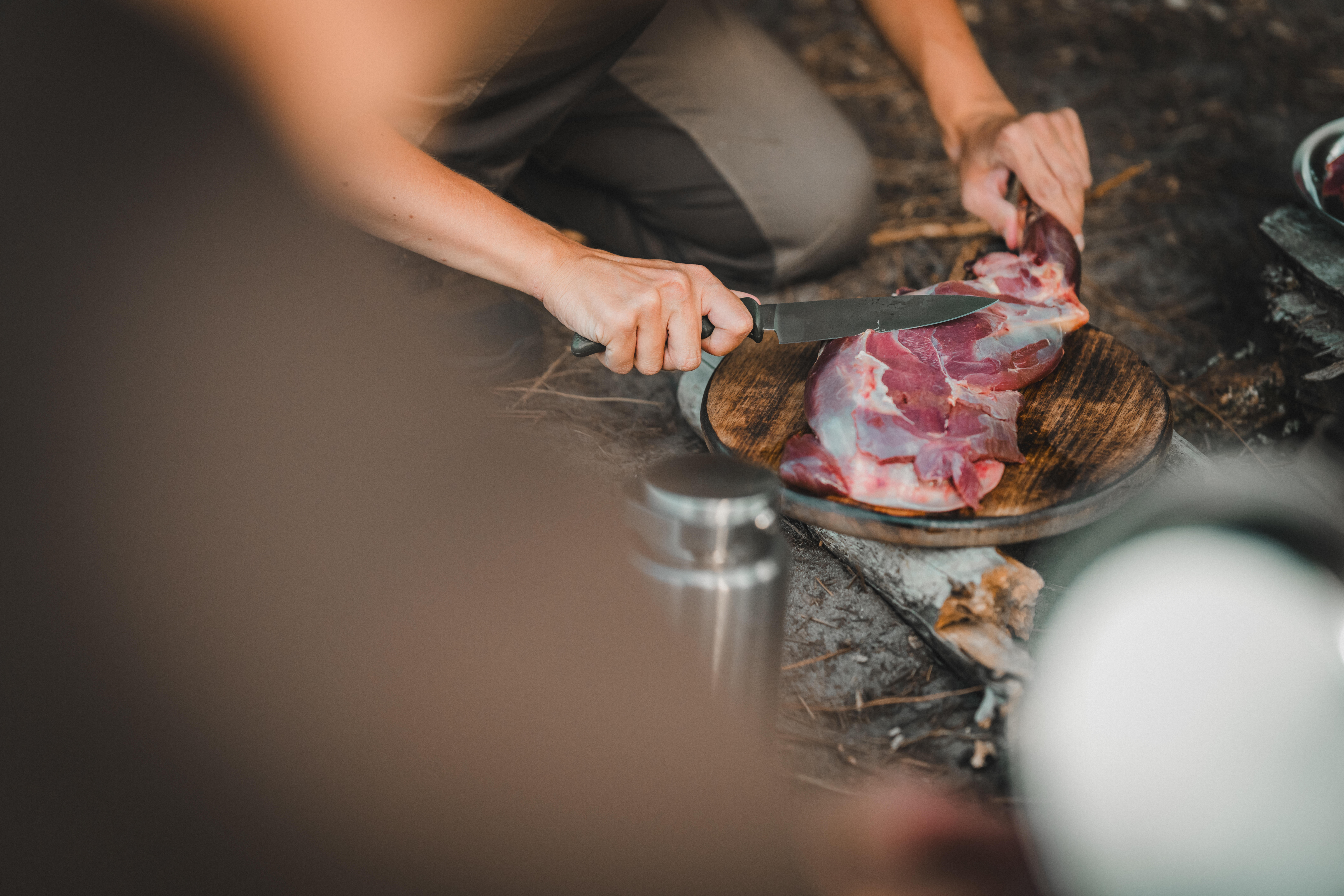 Bushcraft Bivouac Kitchen Knife Kit - SOLOGNAC