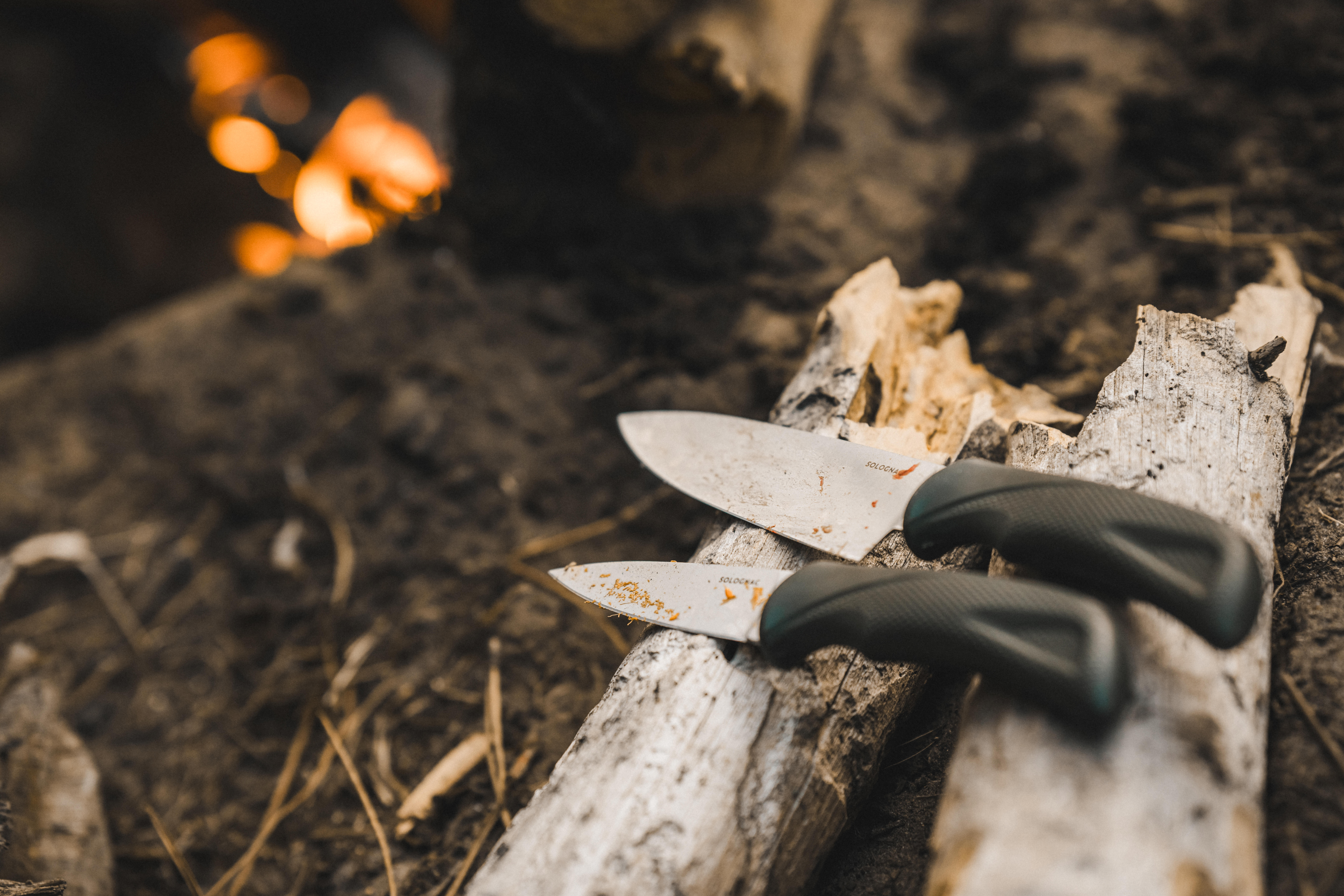Bushcraft Bivouac Kitchen Knife Kit - SOLOGNAC