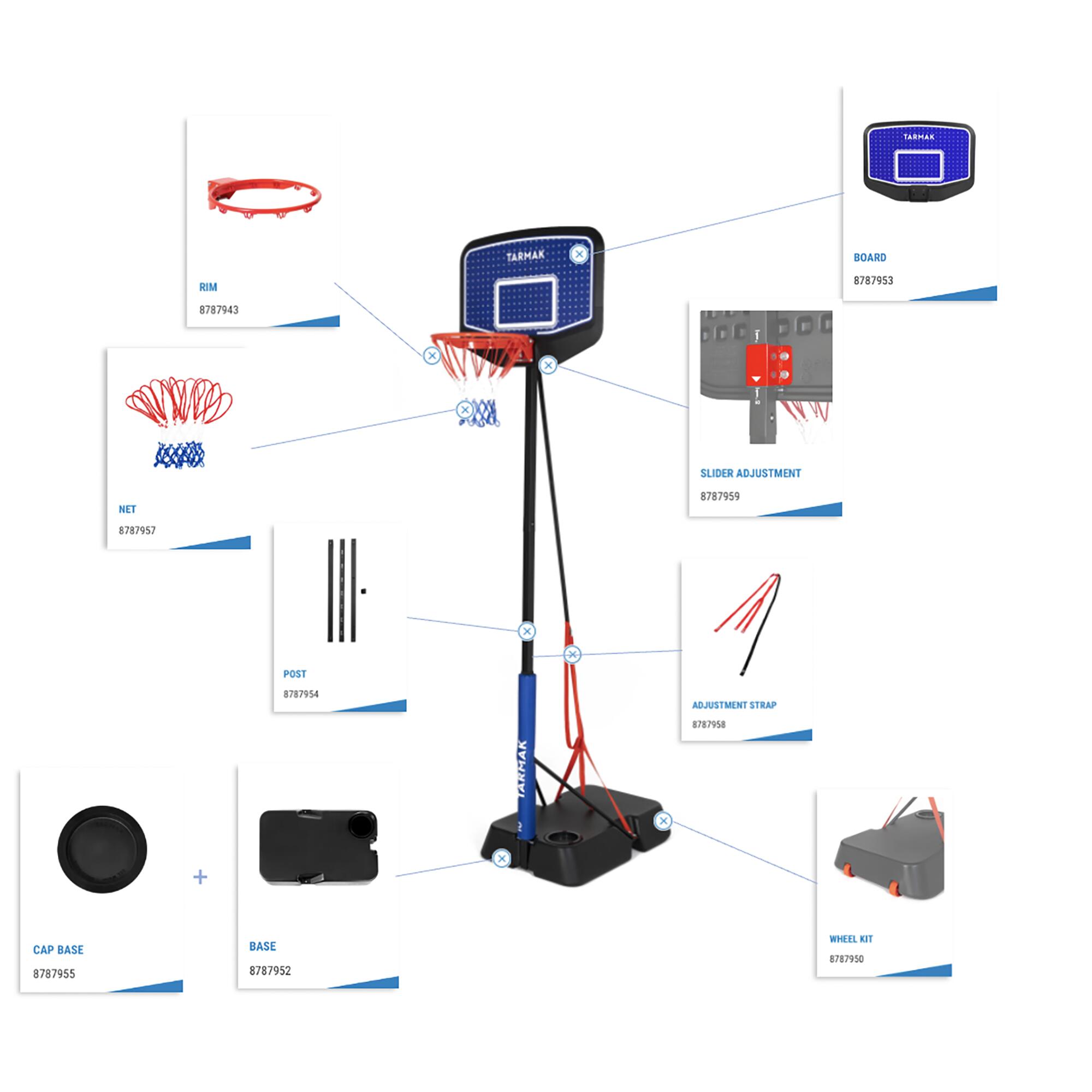 Base panier de basketball - Base K900 Noire 2/6