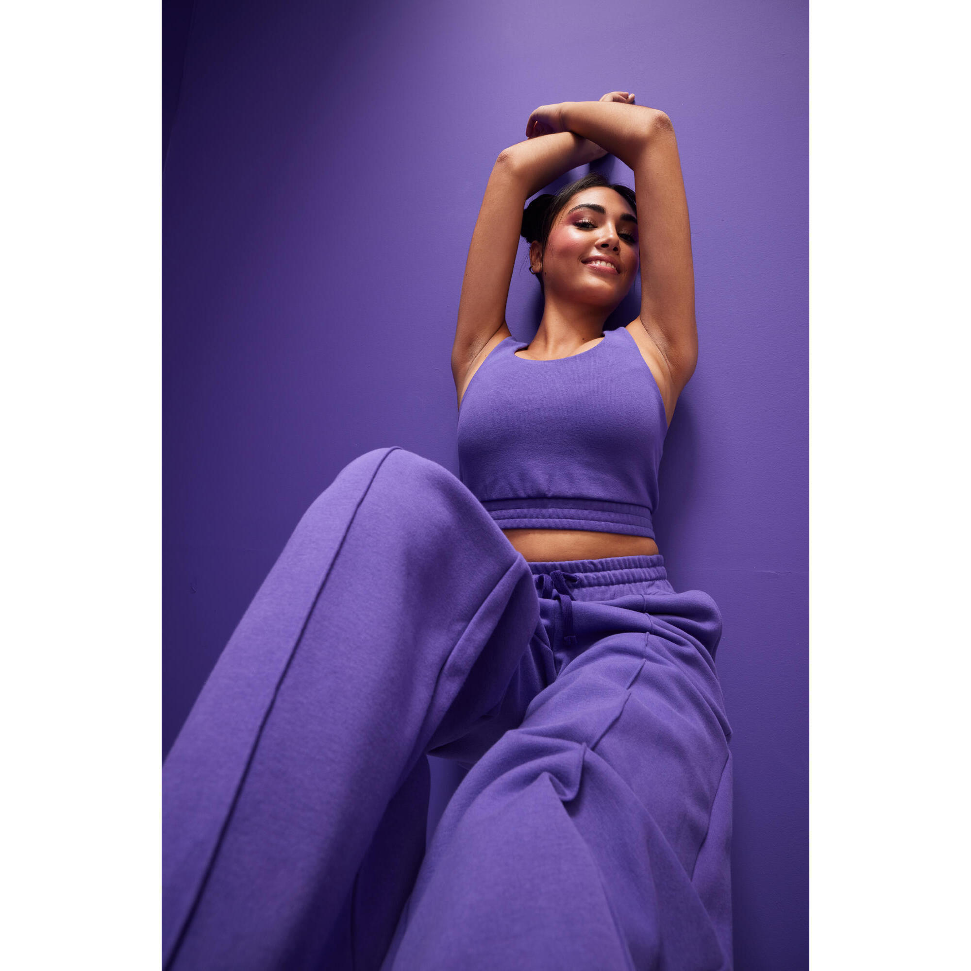 Débardeur Peloton Violet Pour Femme - Logo Burnout, Taille S, Tenue Cyclisme Fitness