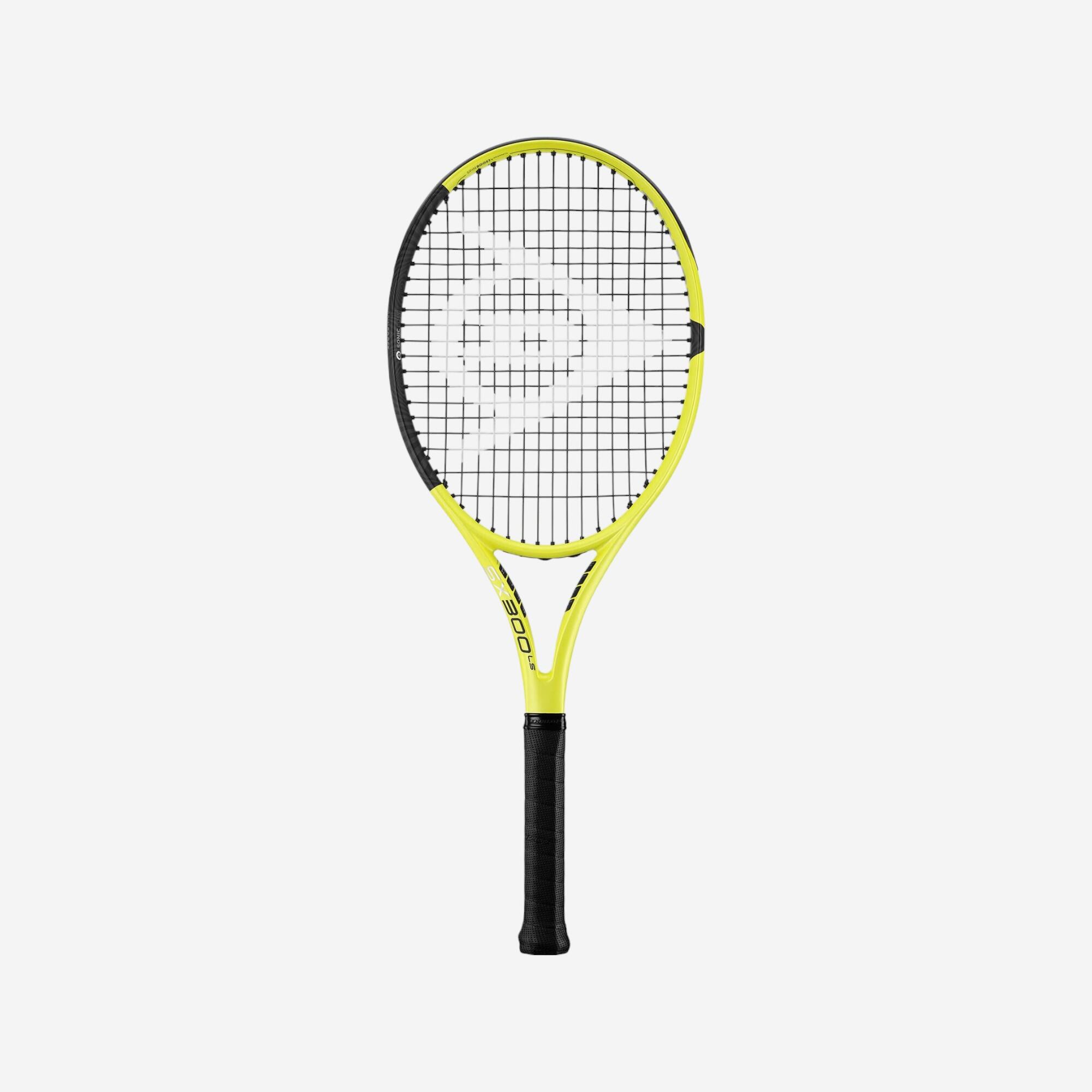 285 g Adult Tennis Racket SX300 LS - Yellow/Black DUNLOP