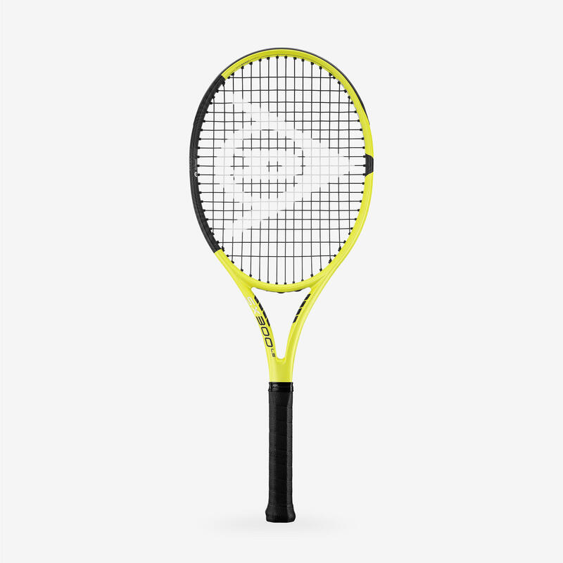 Tennisracket voor volwassenen SX300 LS geel zwart 285 g