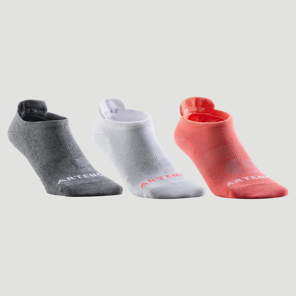 Low Sports Socks RS 160 Tri-Pack - Pink/White/China Blue