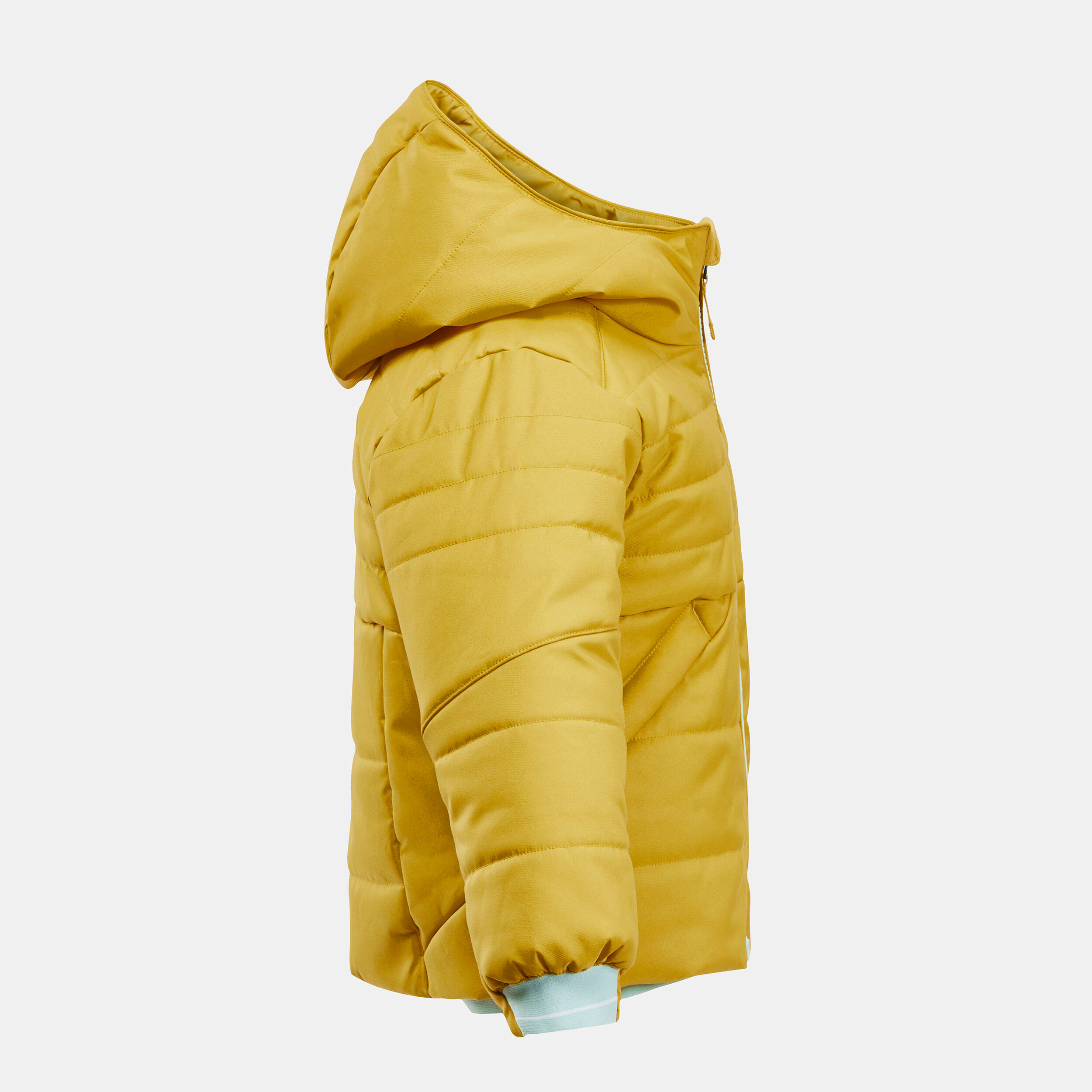 Children’s warm ski down jacket with easy zip - 180 Warm - yellow 5/11