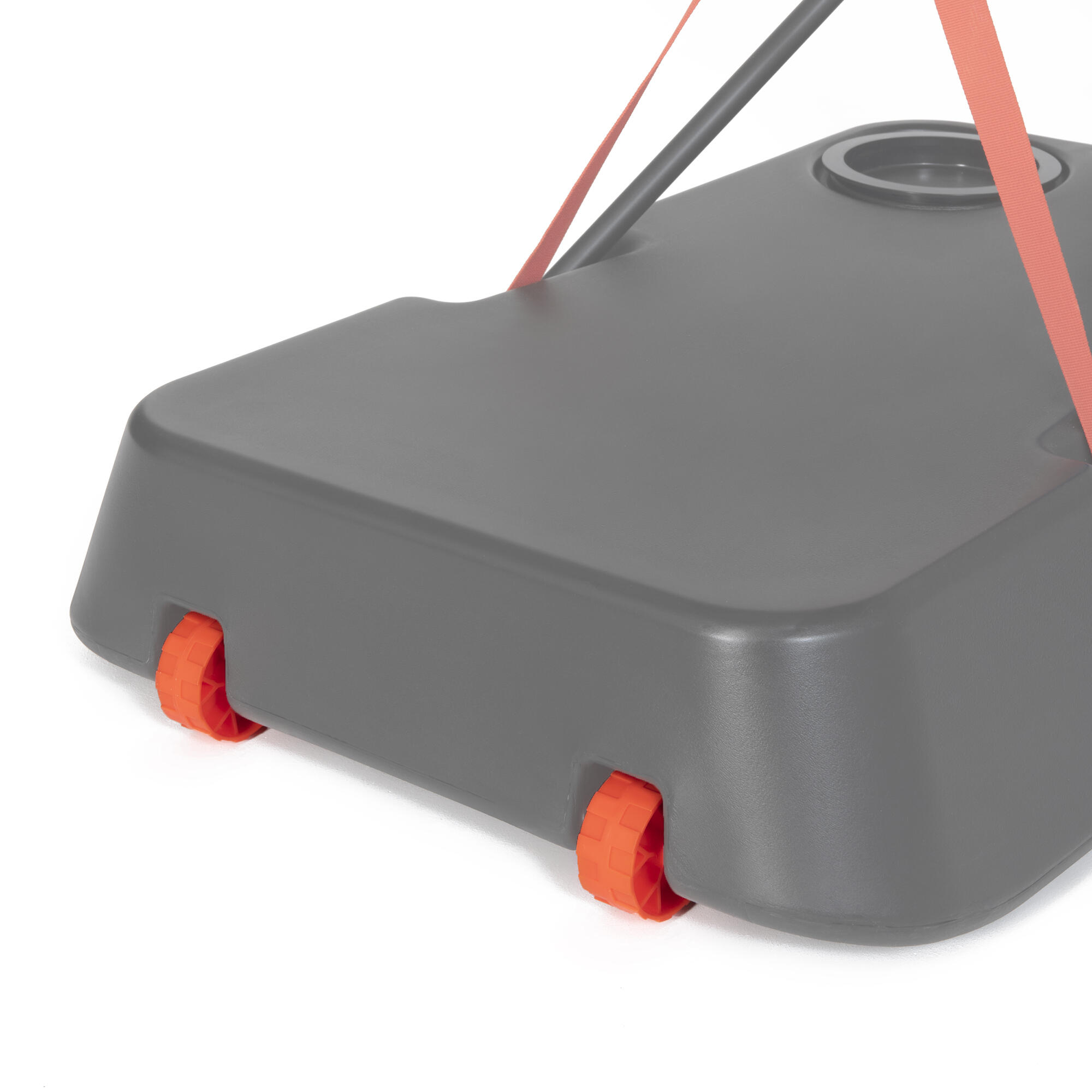Roulettes pour panier de basket - Roues K900 Oange 3/4