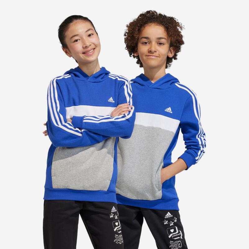 ADIDAS Kapuzenpullover Kinder - blau 