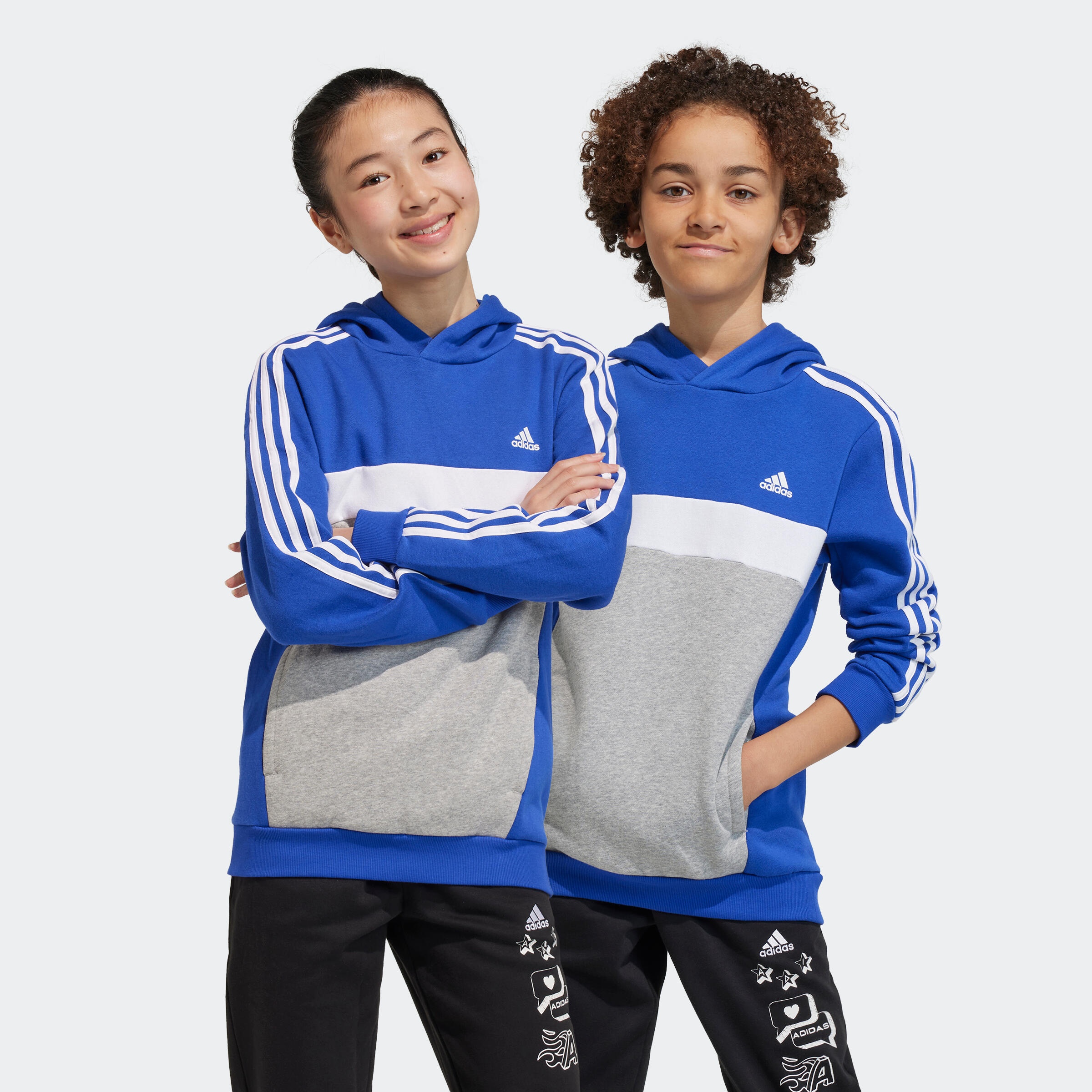 Hooded SWEAT adidas children Blue