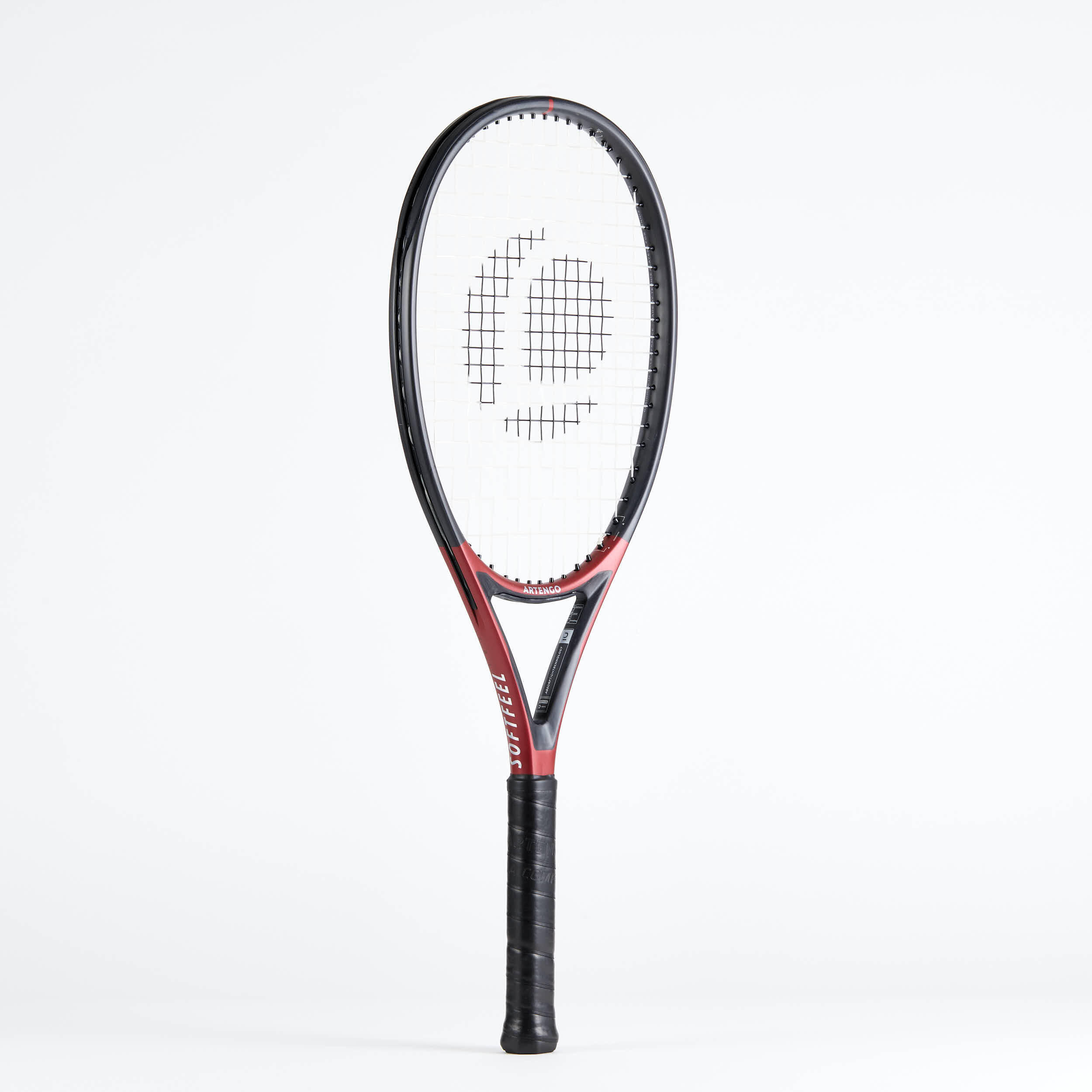 Adult Tennis Racket Softfeel 107 - Black/Red 2/9