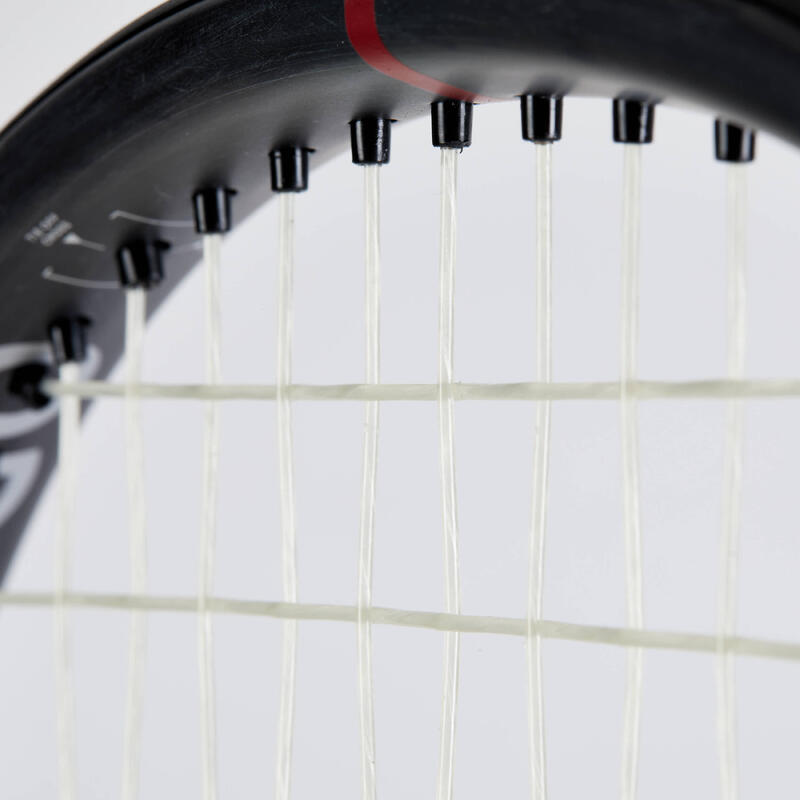 Tennisracket voor volwassenen Softfeel 107 zwart/rood