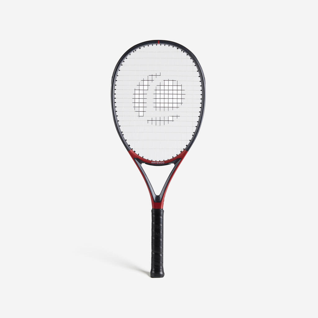 Lopar za tenis Softfeel 107 za odrasle - črn/rdeč