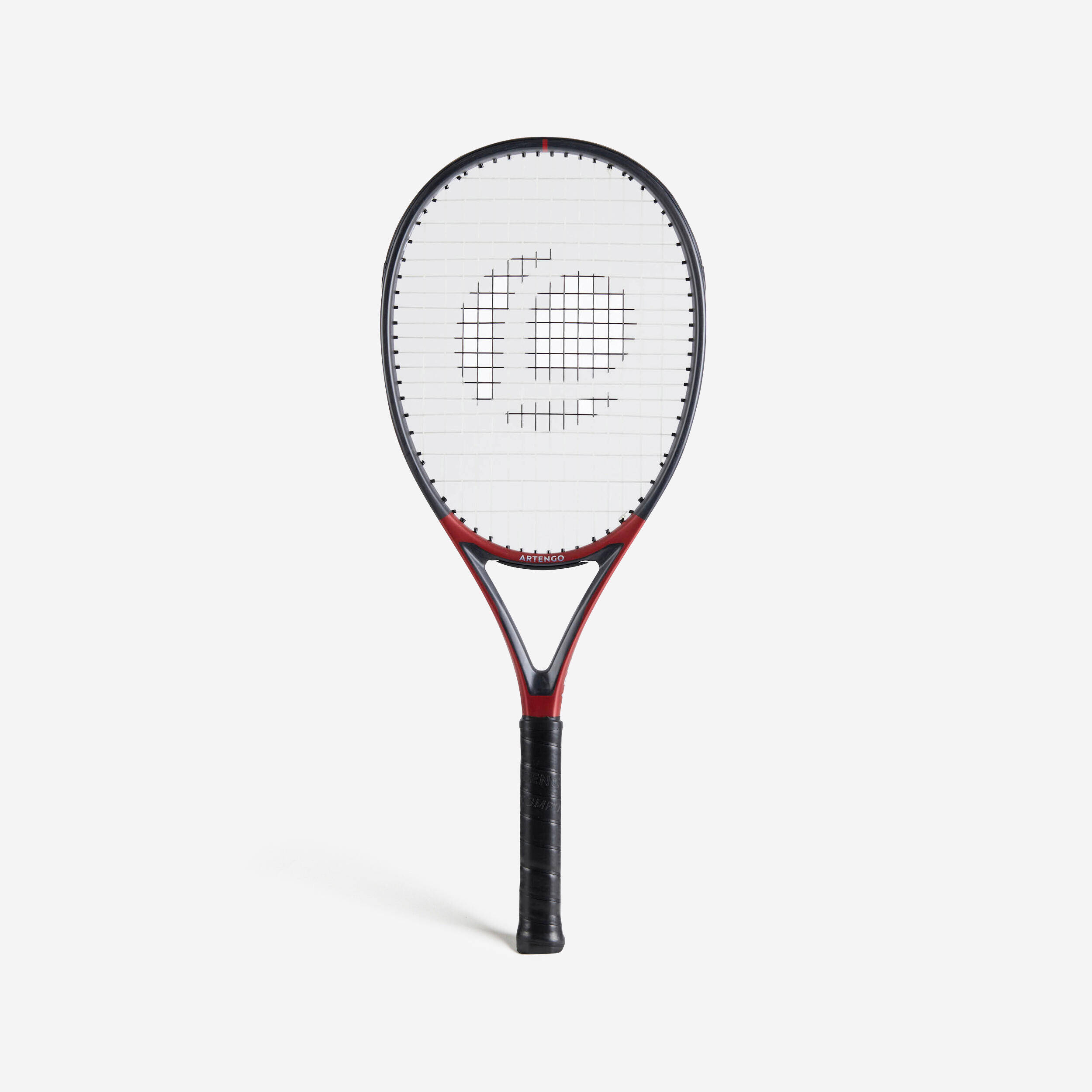 Adult Tennis Racket Softfeel 107 - Black/Red -  1