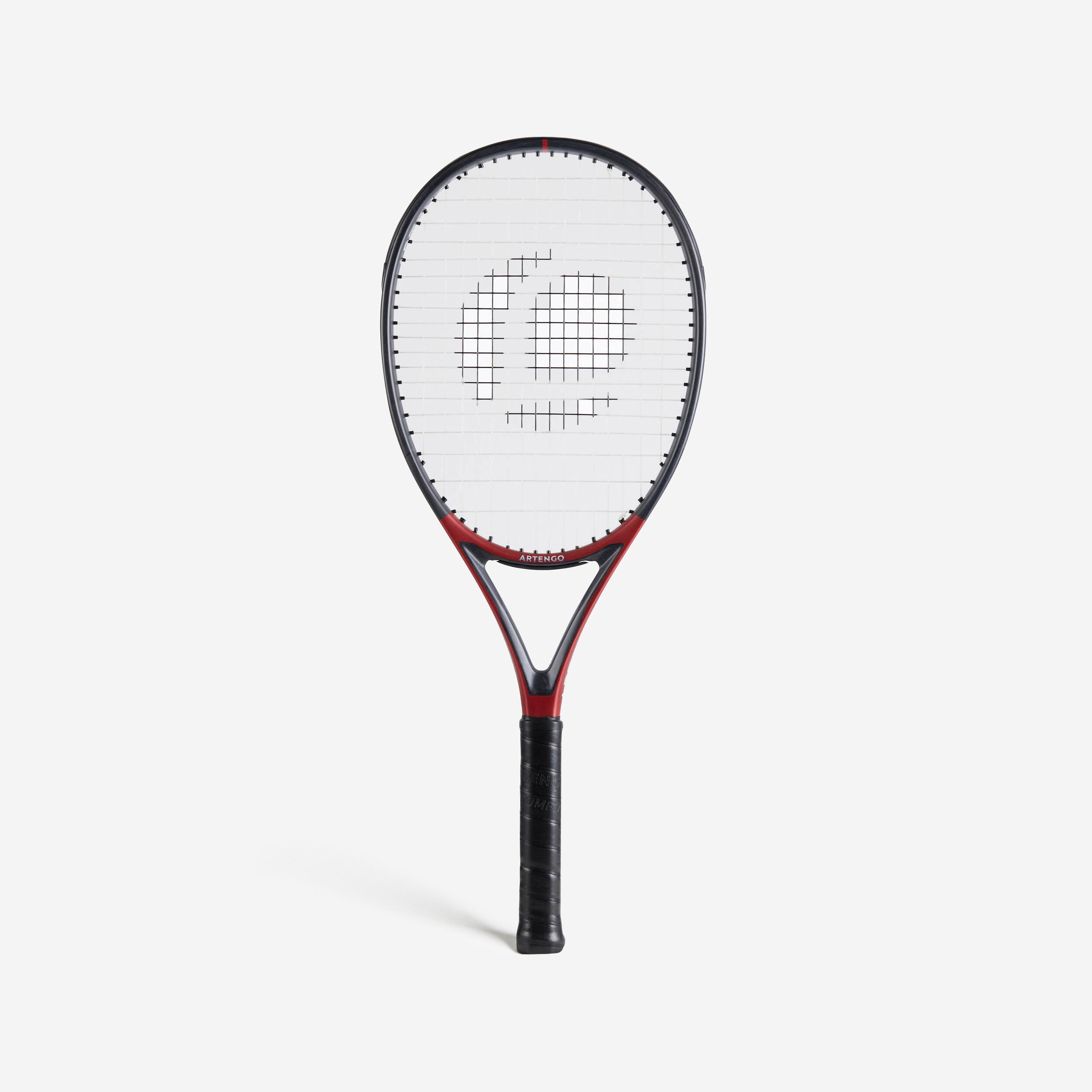 Adult Tennis Racket Softfeel 107 - Black/Red 1/9