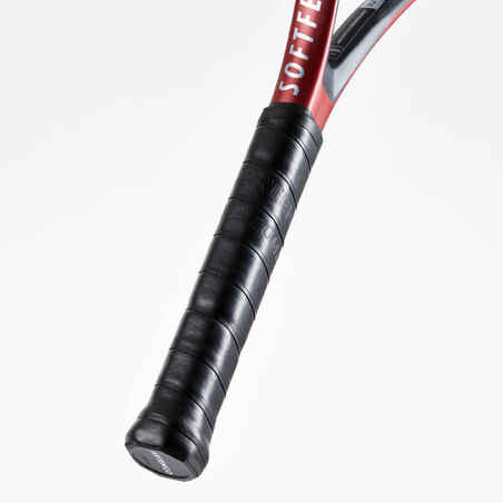 Suaugusiųjų teniso raketė „Softfeel 107“, juoda ir raudona