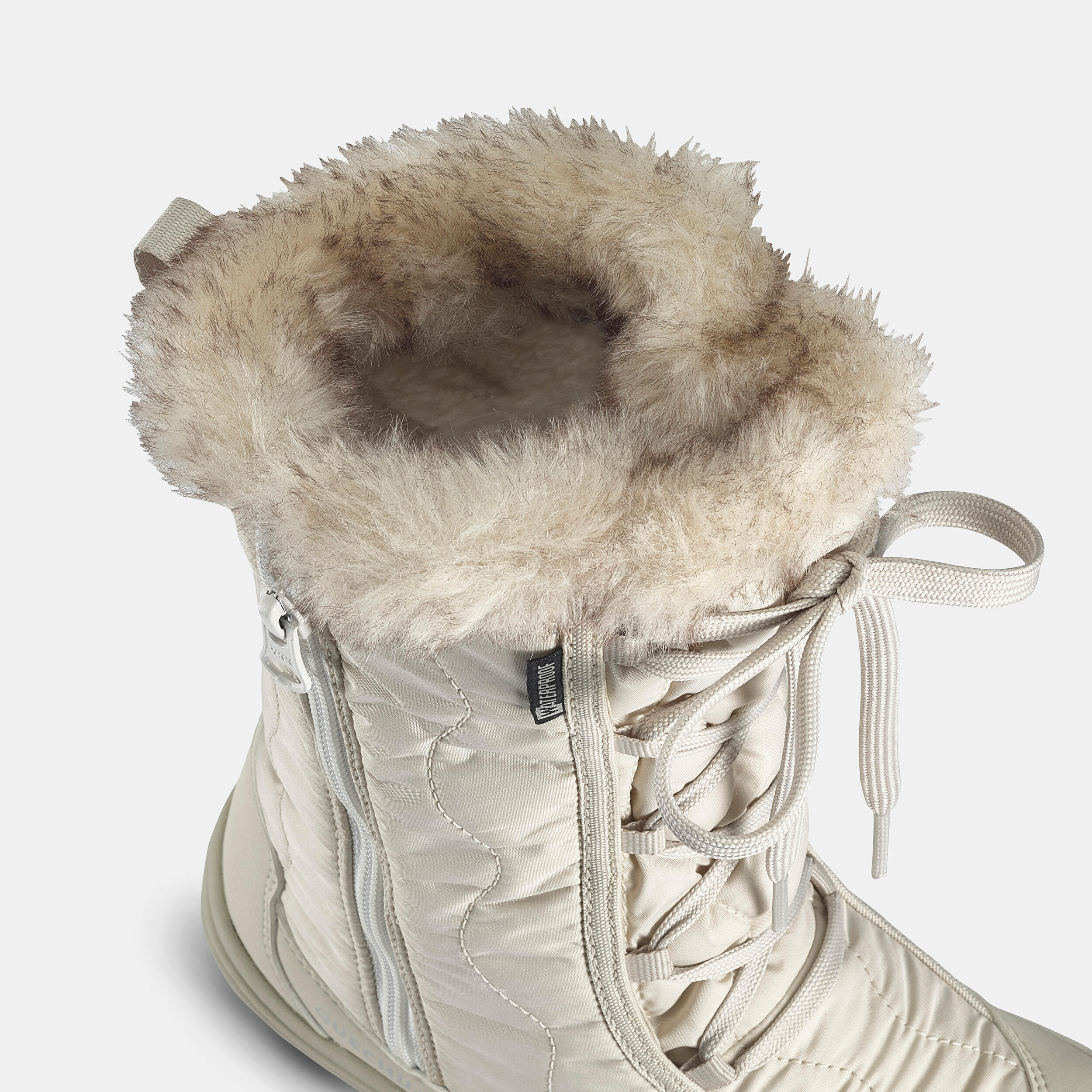 Kids’ Warm and Waterproof Winter Boots, SH 500 Sizes 12.5C–6 - QUECHUA