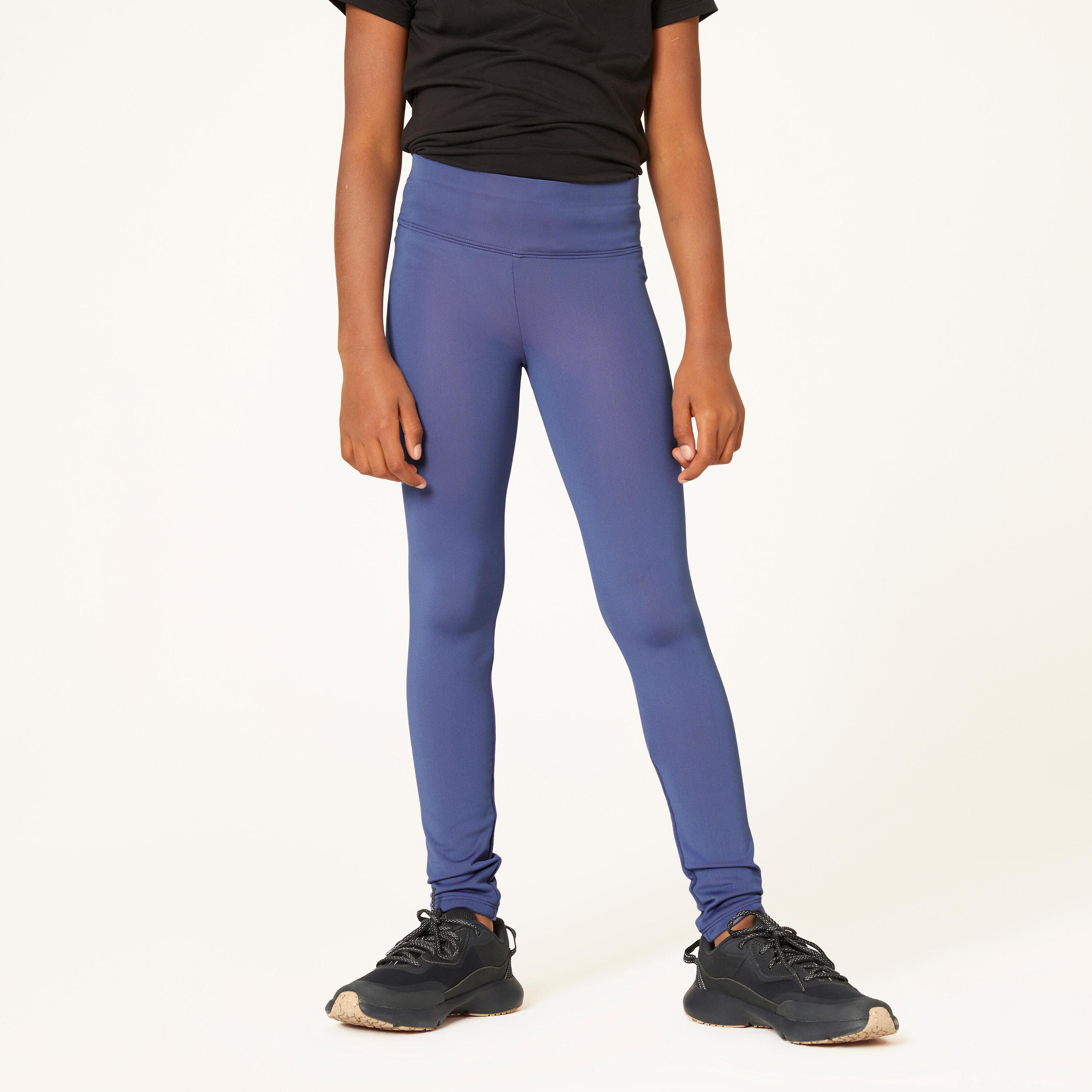 Girls' Breathable Leggings - Blue 1/4